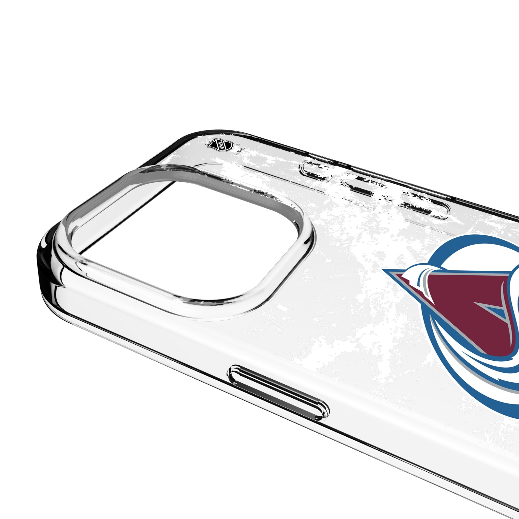 Colorado Avalanche Ice Stripe Clear Phone Case for Apple iPhone 3