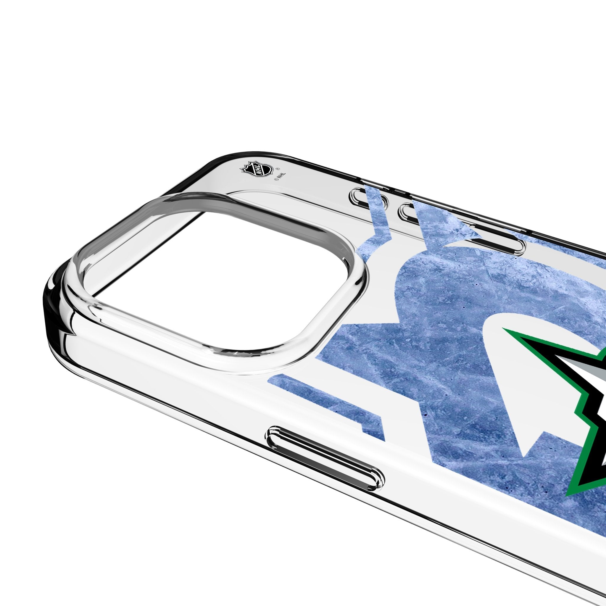 Dallas Stars Ice Tilt Clear Phone Case for Apple iPhone 3
