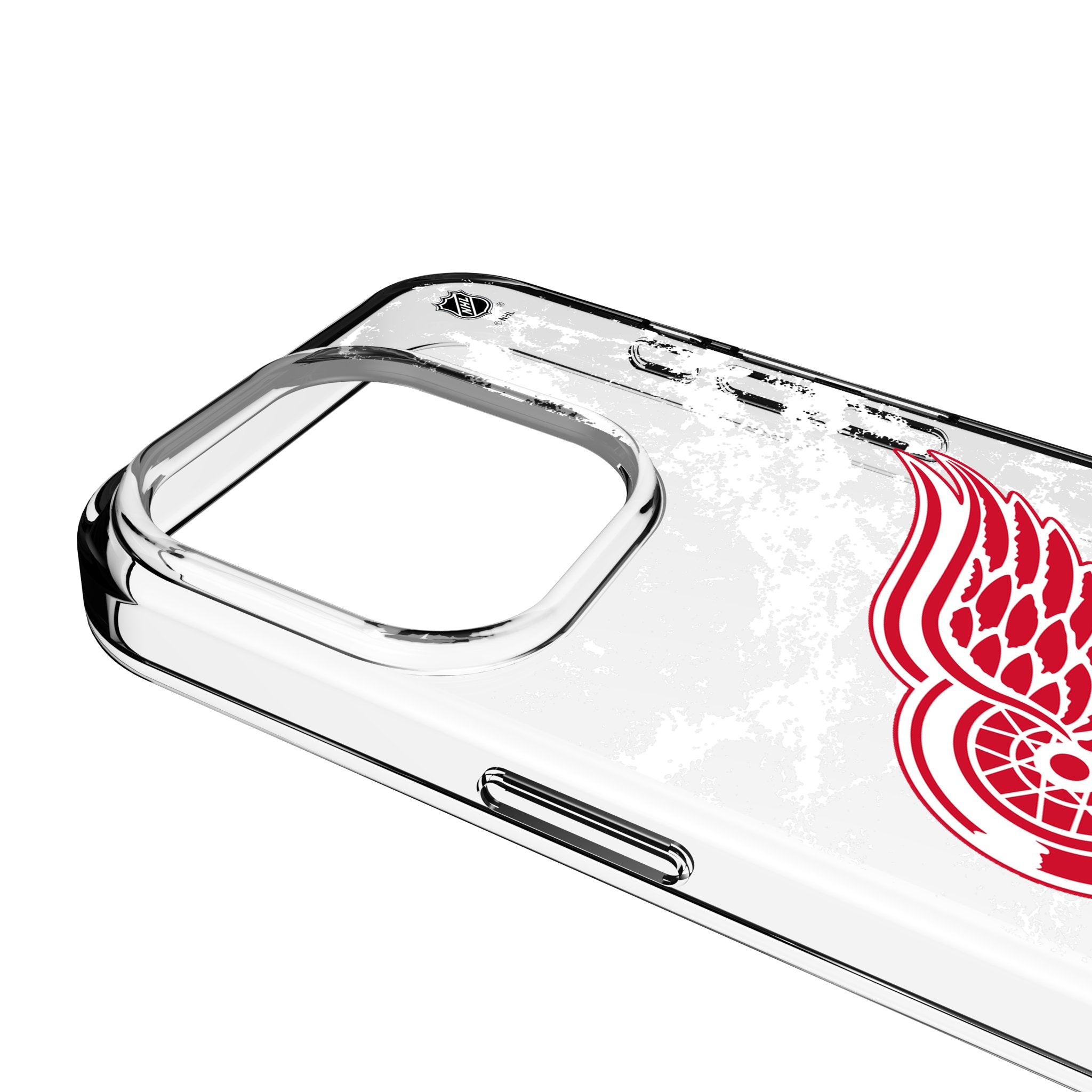 Detroit Red Wings Ice Stripe Clear Phone Case for Apple iPhone 3