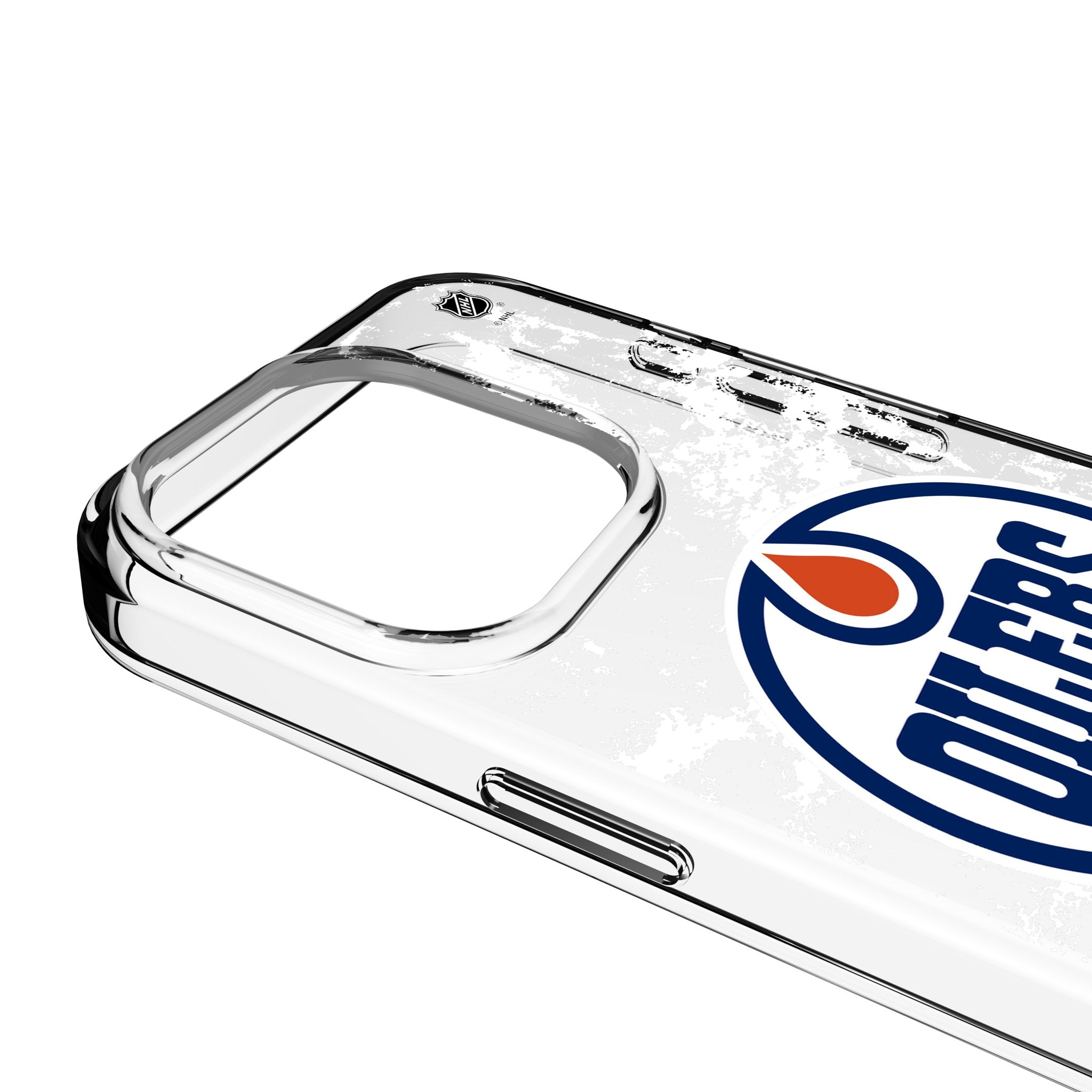 Edmonton Oilers Ice Stripe Clear Phone Case for Apple iPhone 3