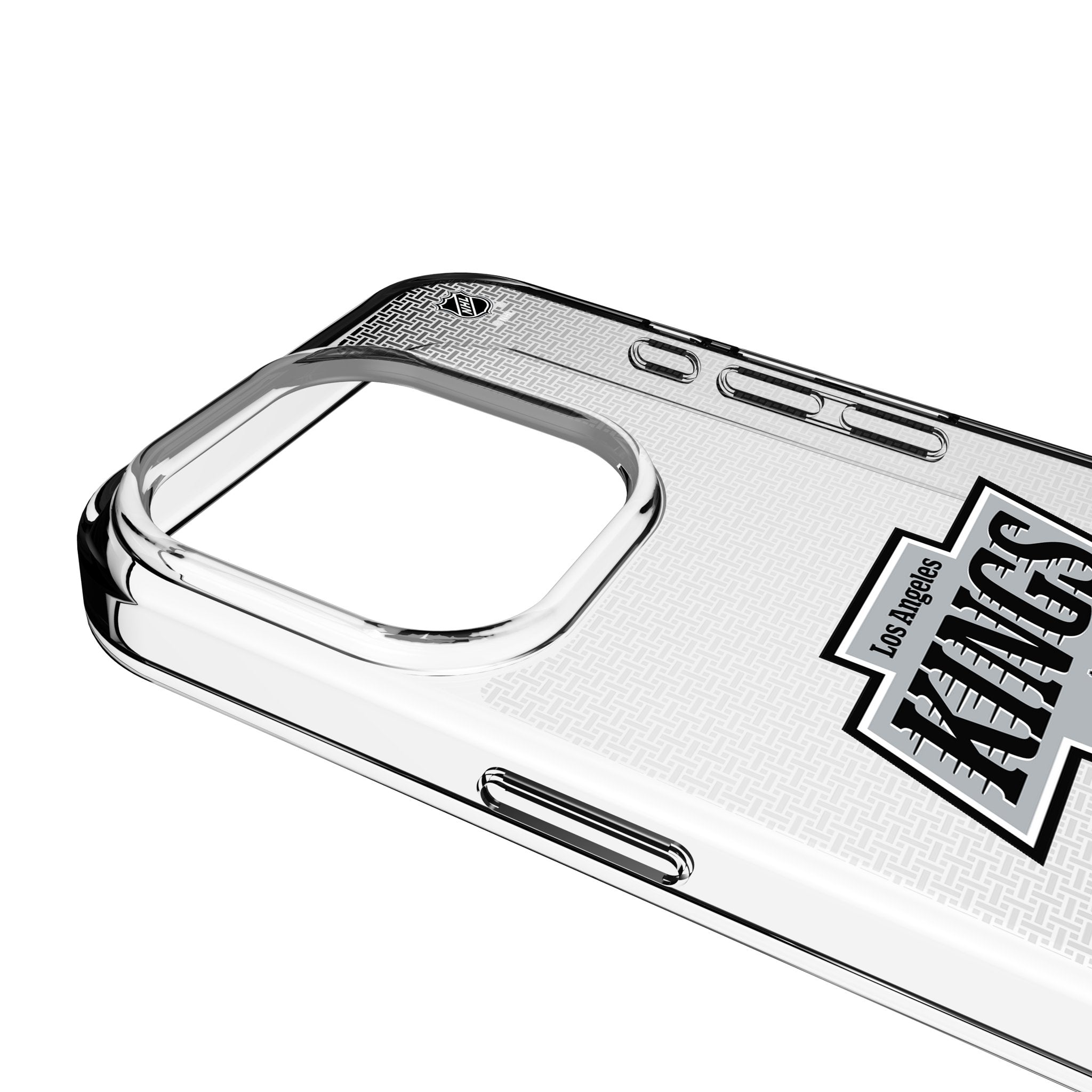 LA Kings Linen Clear Phone Case for Apple iPhone 3