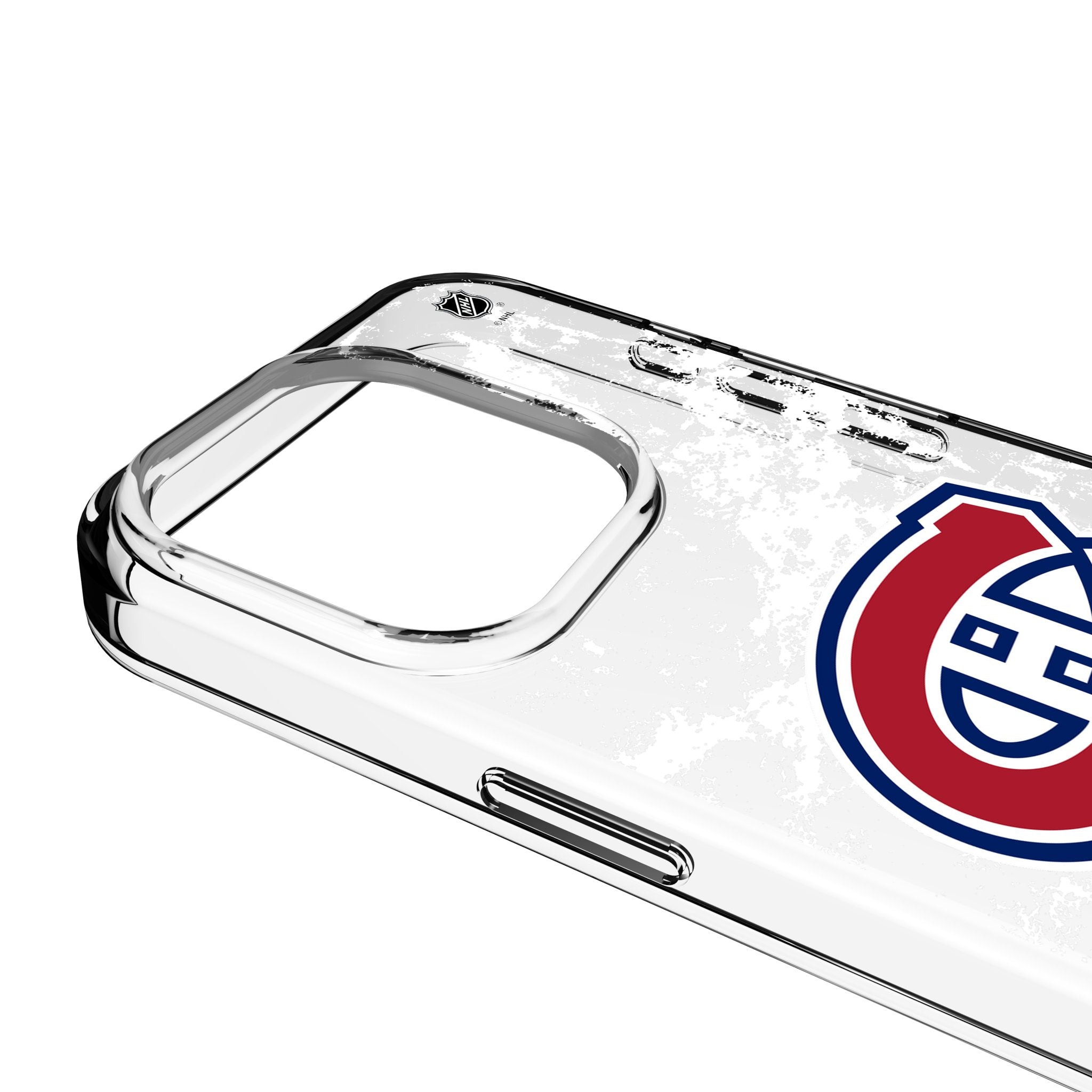 Montreal Canadiens Ice Stripe Clear Phone Case for Apple iPhone 3