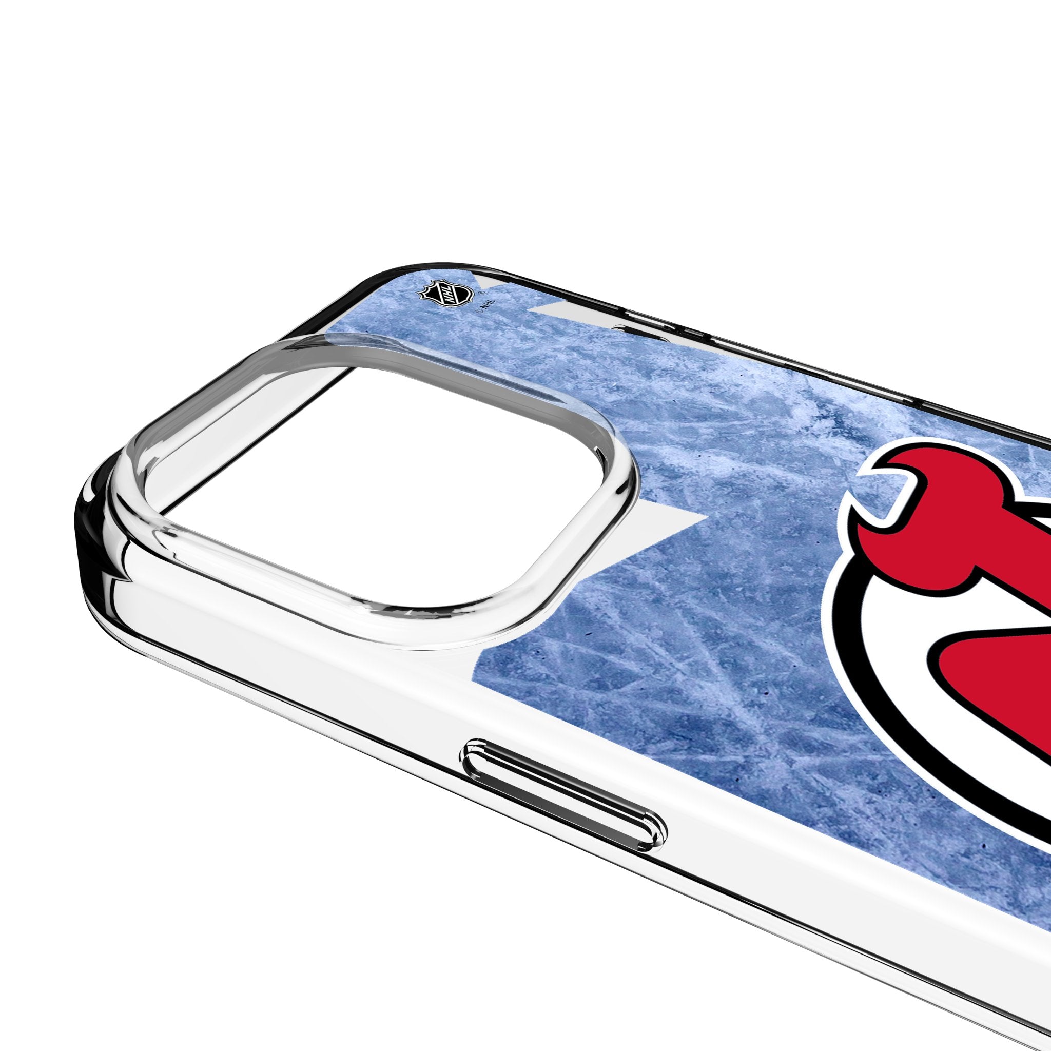 New Jersey Devils Ice Tilt Clear Phone Case for Apple iPhone 3