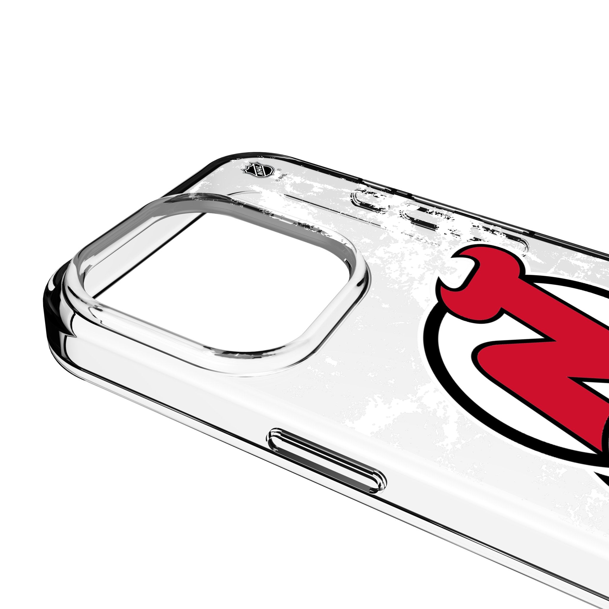 New Jersey Devils Ice Stripe Clear Phone Case for Apple iPhone 3