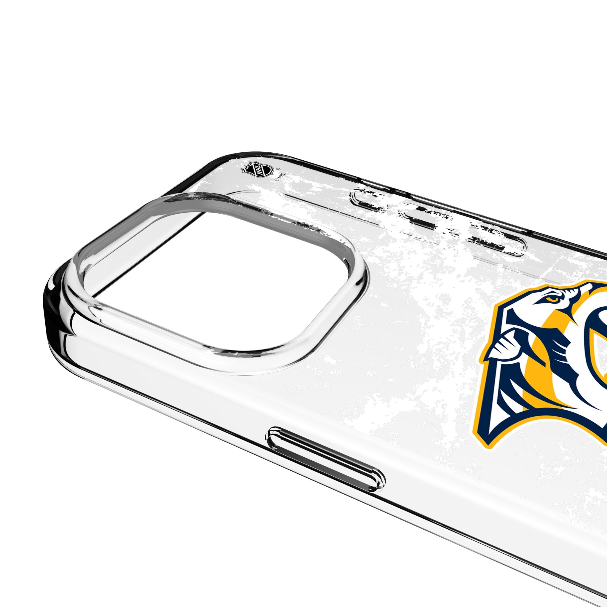 Nashville Predators Ice Stripe Clear Phone Case for Apple iPhone 3