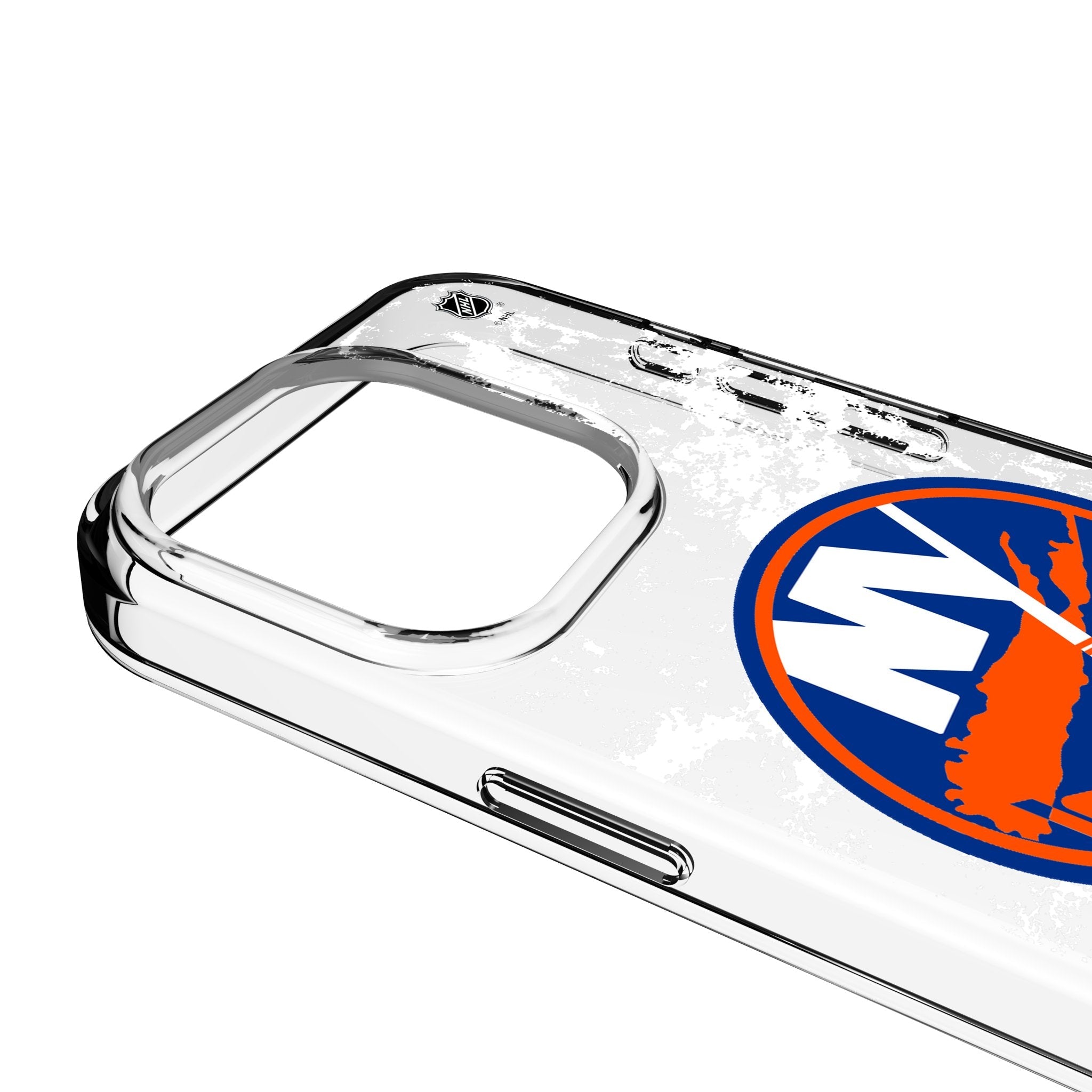 New York Islanders Ice Stripe Clear Phone Case for Apple iPhone 3