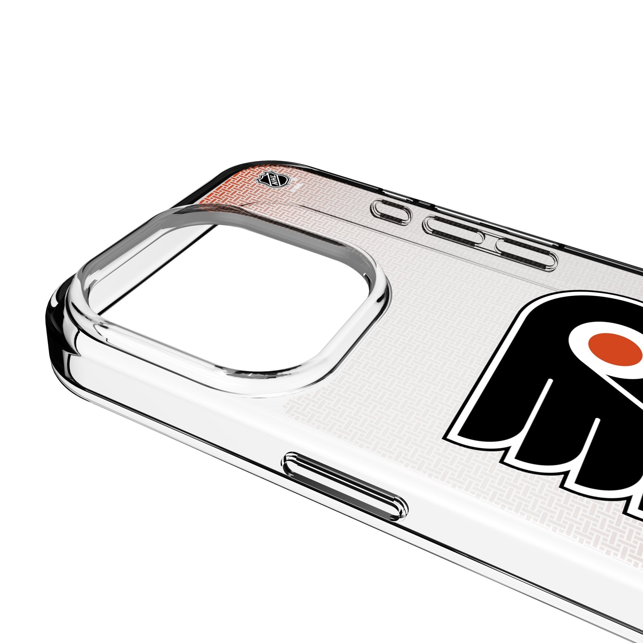 Philadelphia Flyers Linen Clear Phone Case for Apple iPhone 3