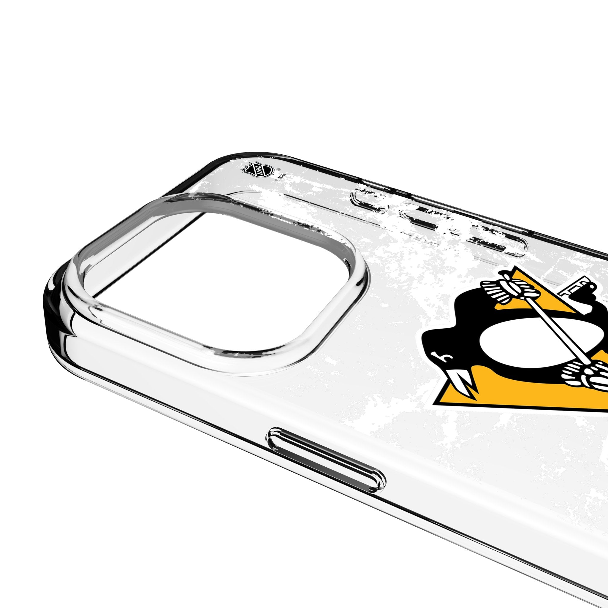 Pittsburgh Penguins Ice Stripe Clear Phone Case for Apple iPhone 3