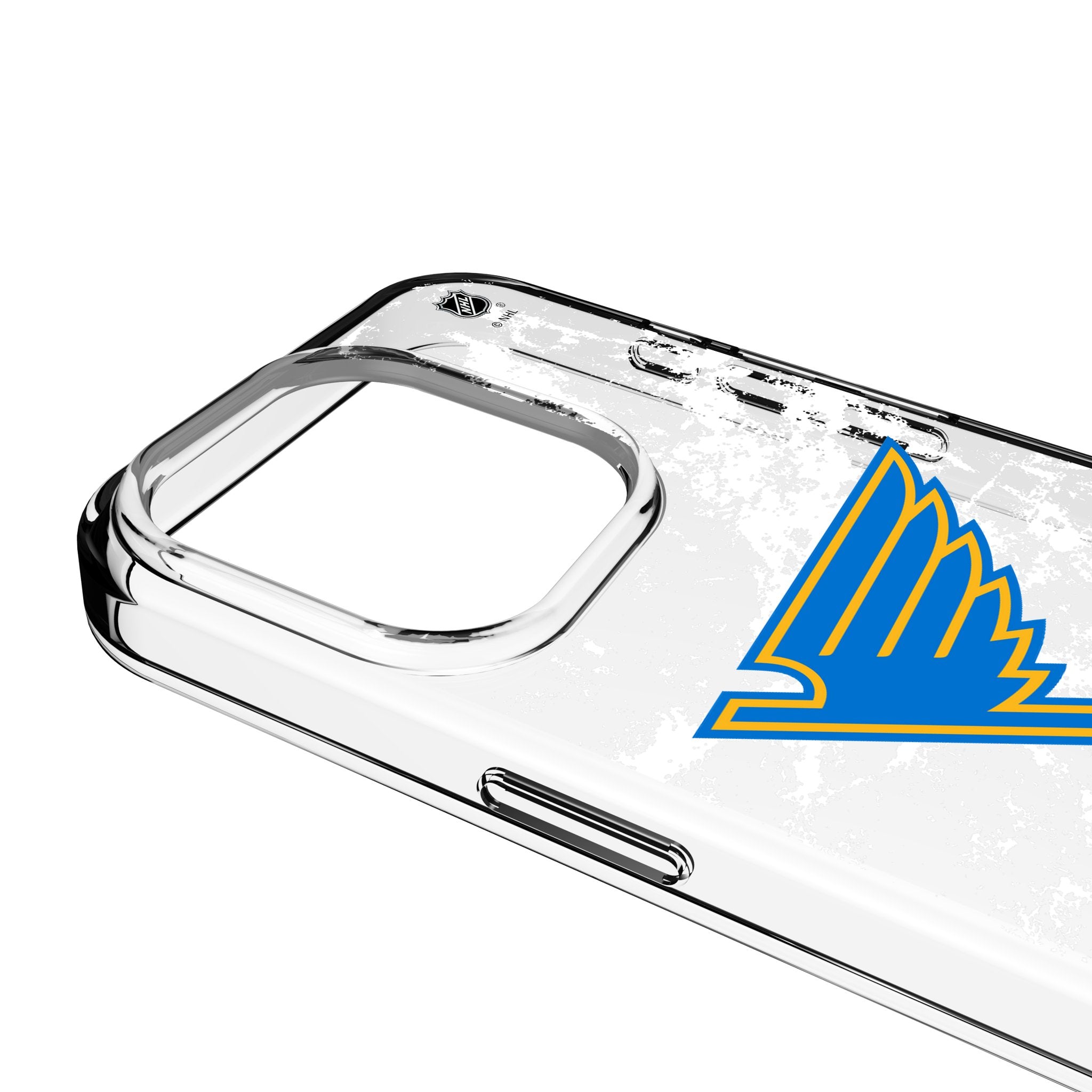 St. Louis Blues Ice Stripe Clear Phone Case for Apple iPhone 3