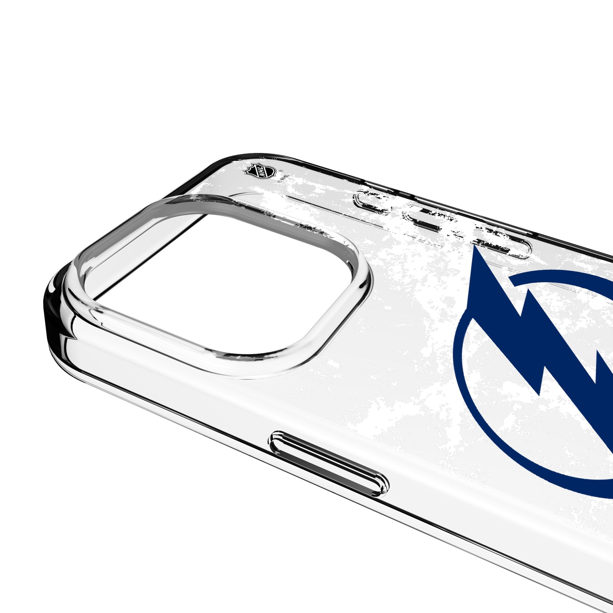 Tampa Bay Lightning Ice Stripe Clear Phone Case for Apple iPhone 3