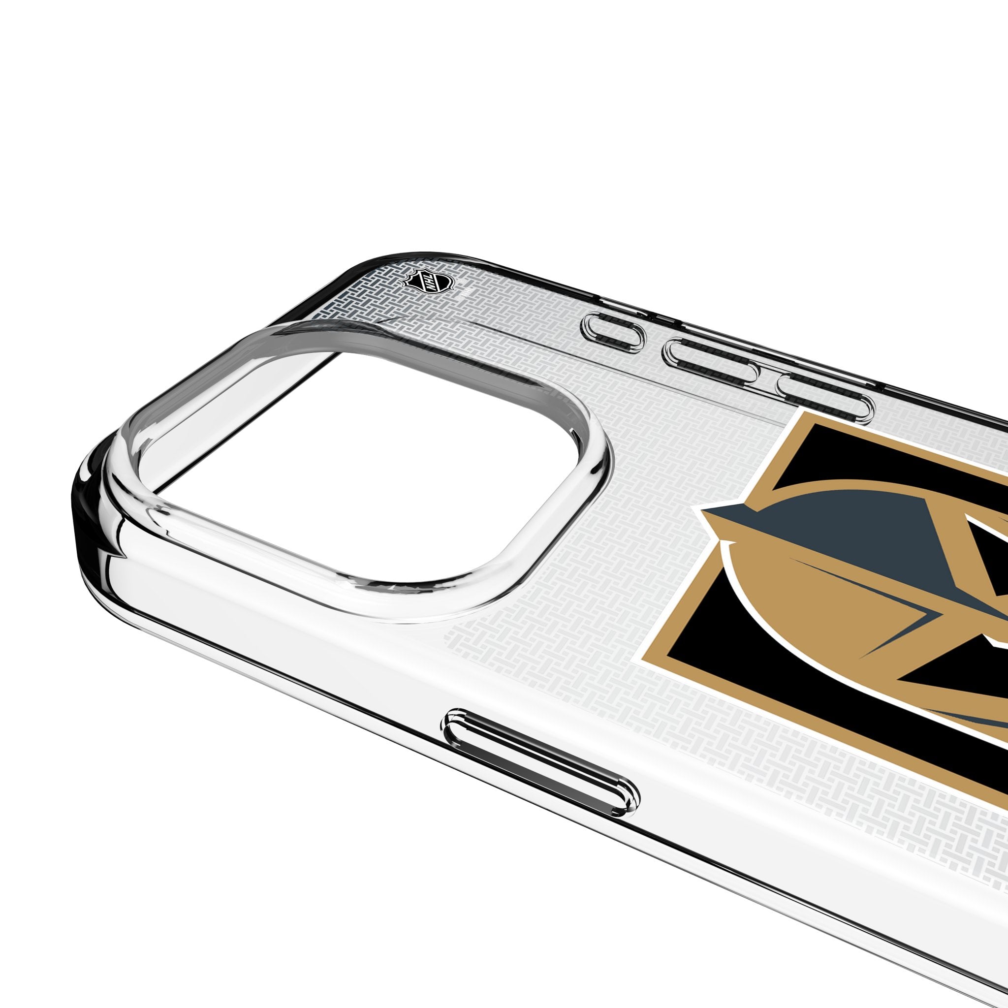 Vegas Golden Knights Linen Clear Phone Case for Apple iPhone 3
