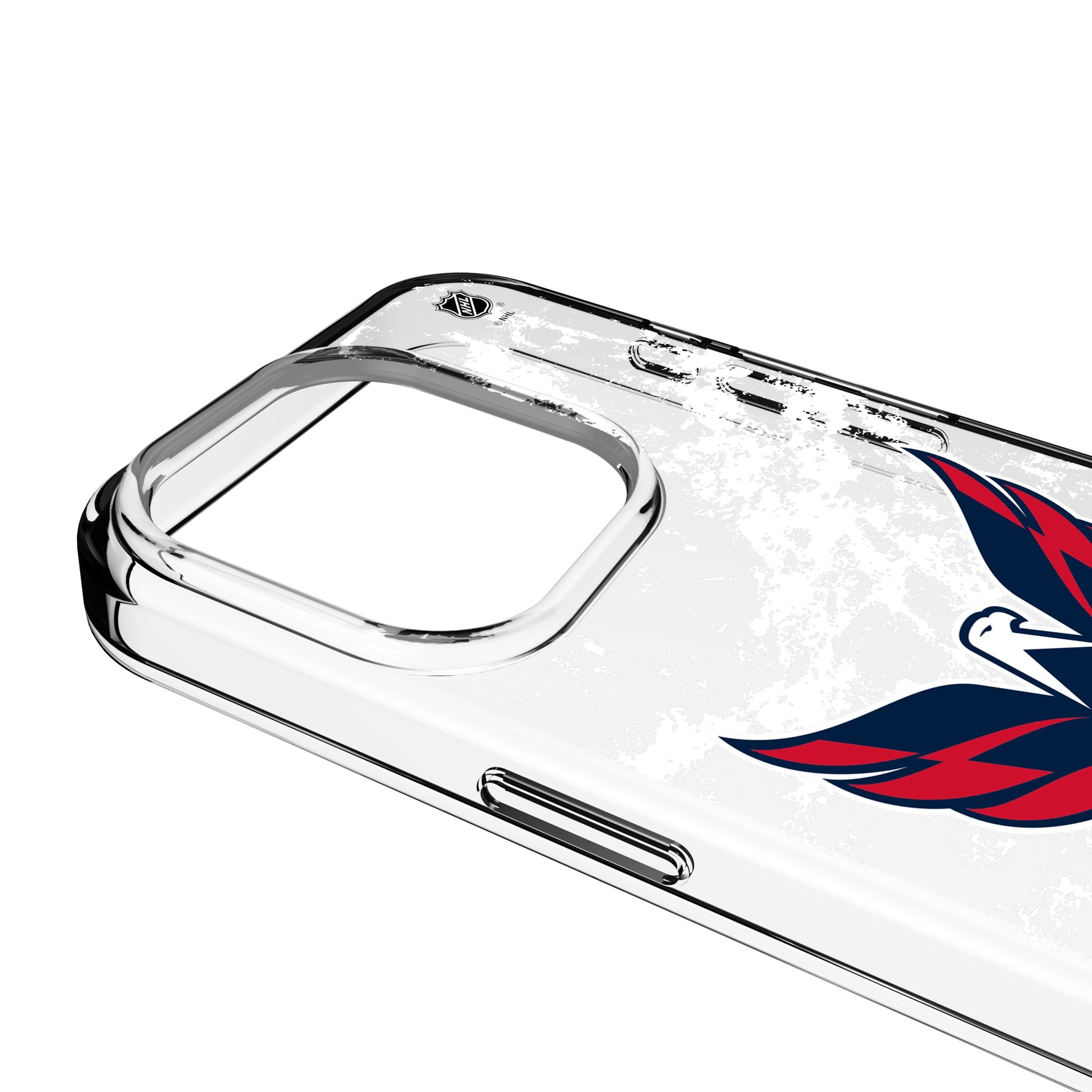 Washington Capitals Ice Stripe Clear Phone Case for Apple iPhone 3