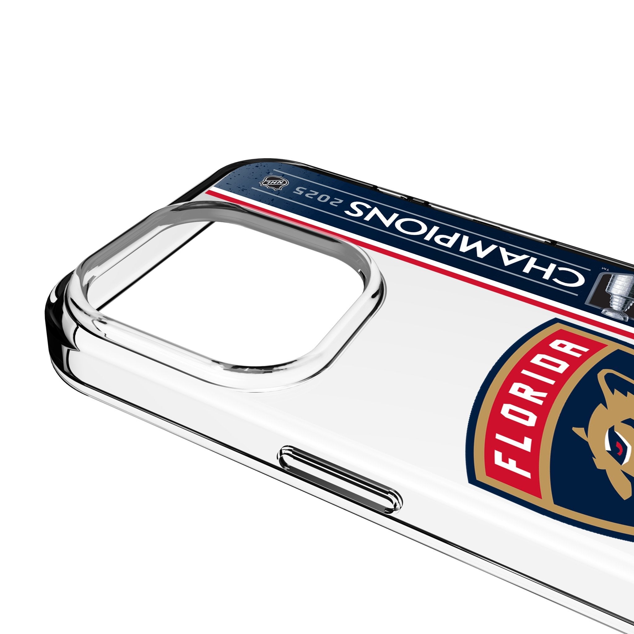 Florida Panthers 2025 Stanley Cup Clear Phone Case for Apple iPhone 3