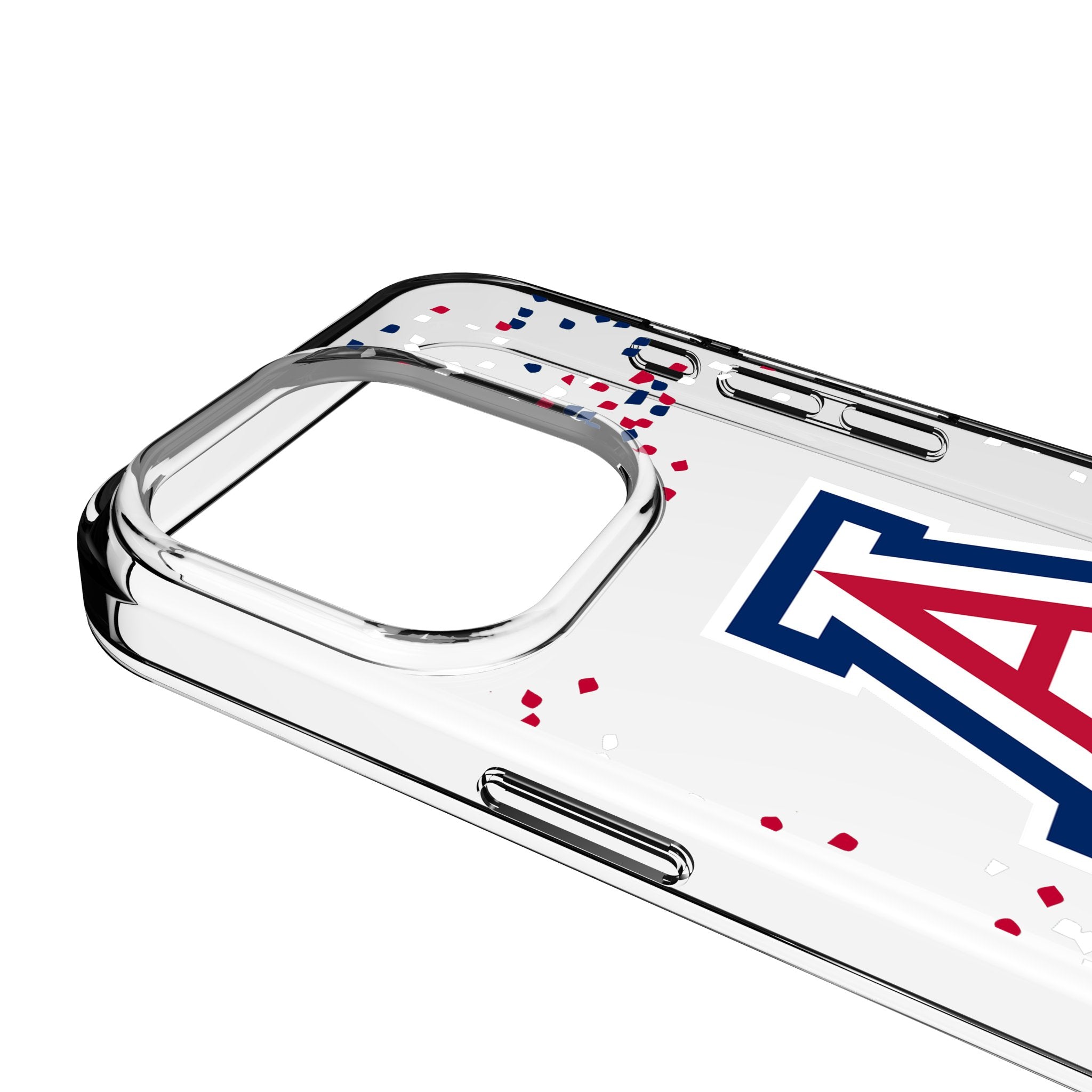 University of Arizona Wildcats Confetti Clear Phone Case for Apple iPhone 3