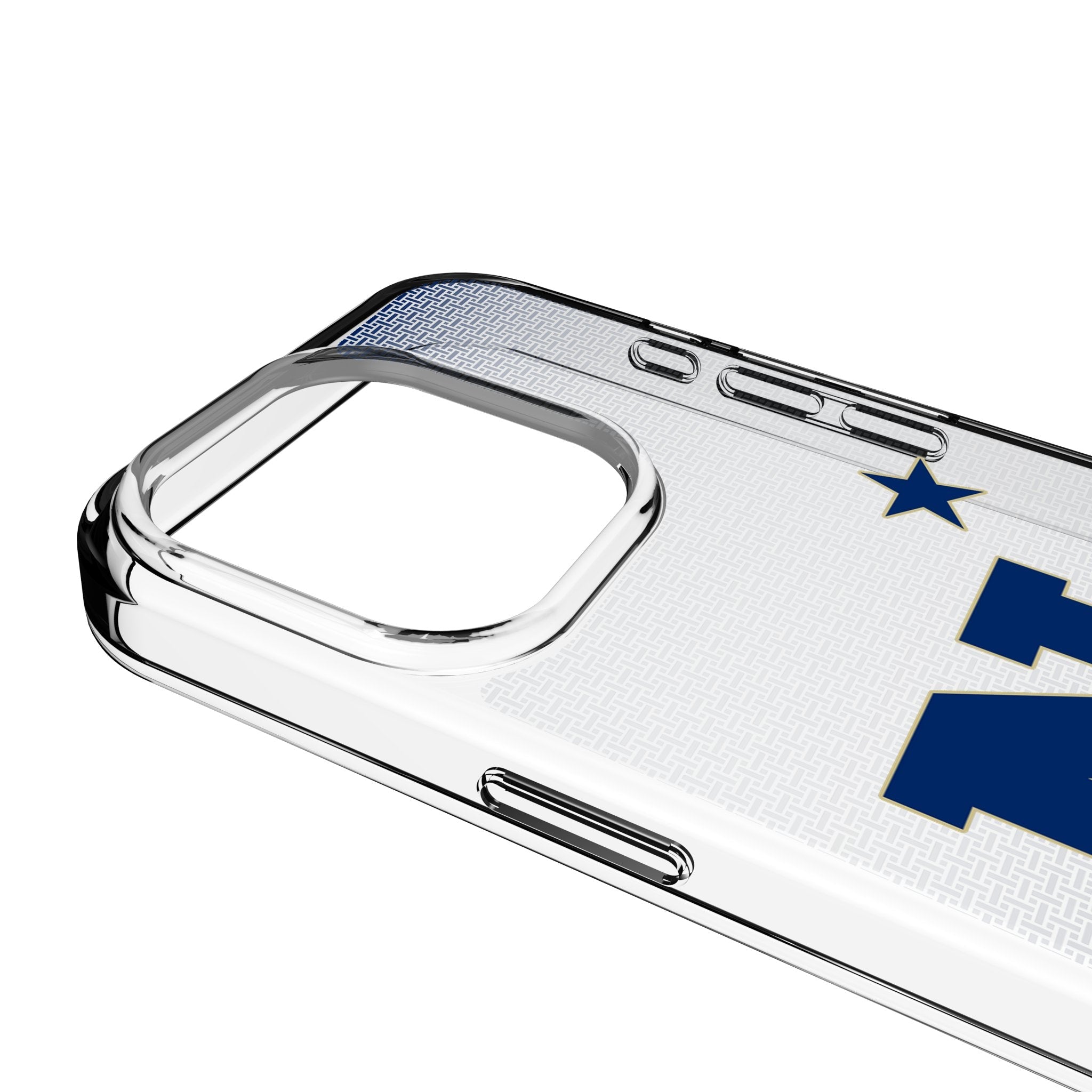 United State Naval Academy Midshipmen Linen Clear Phone Case for Apple iPhone 3