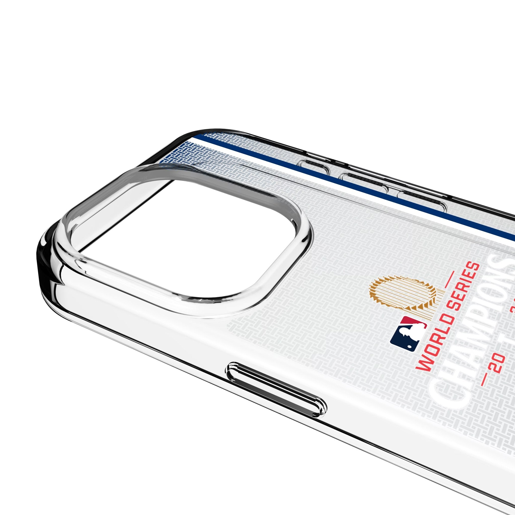LA Dodgers 2024 MLB World Series Clear Phone Case for Apple iPhone 3
