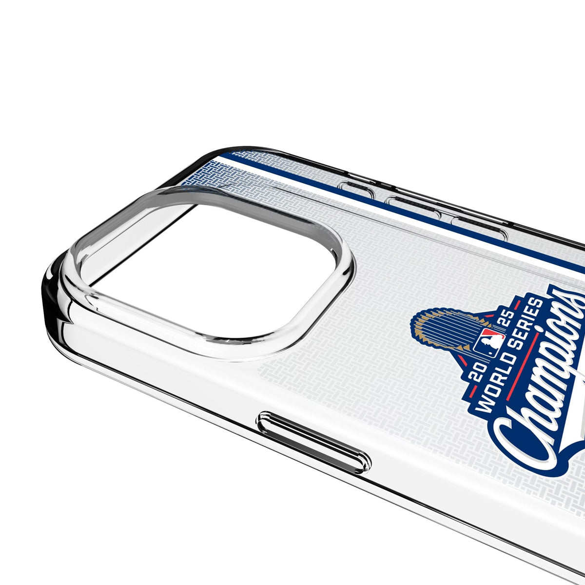 LA Dodgers 2025 MLB World Series Clear Phone Case for Apple iPhone 3