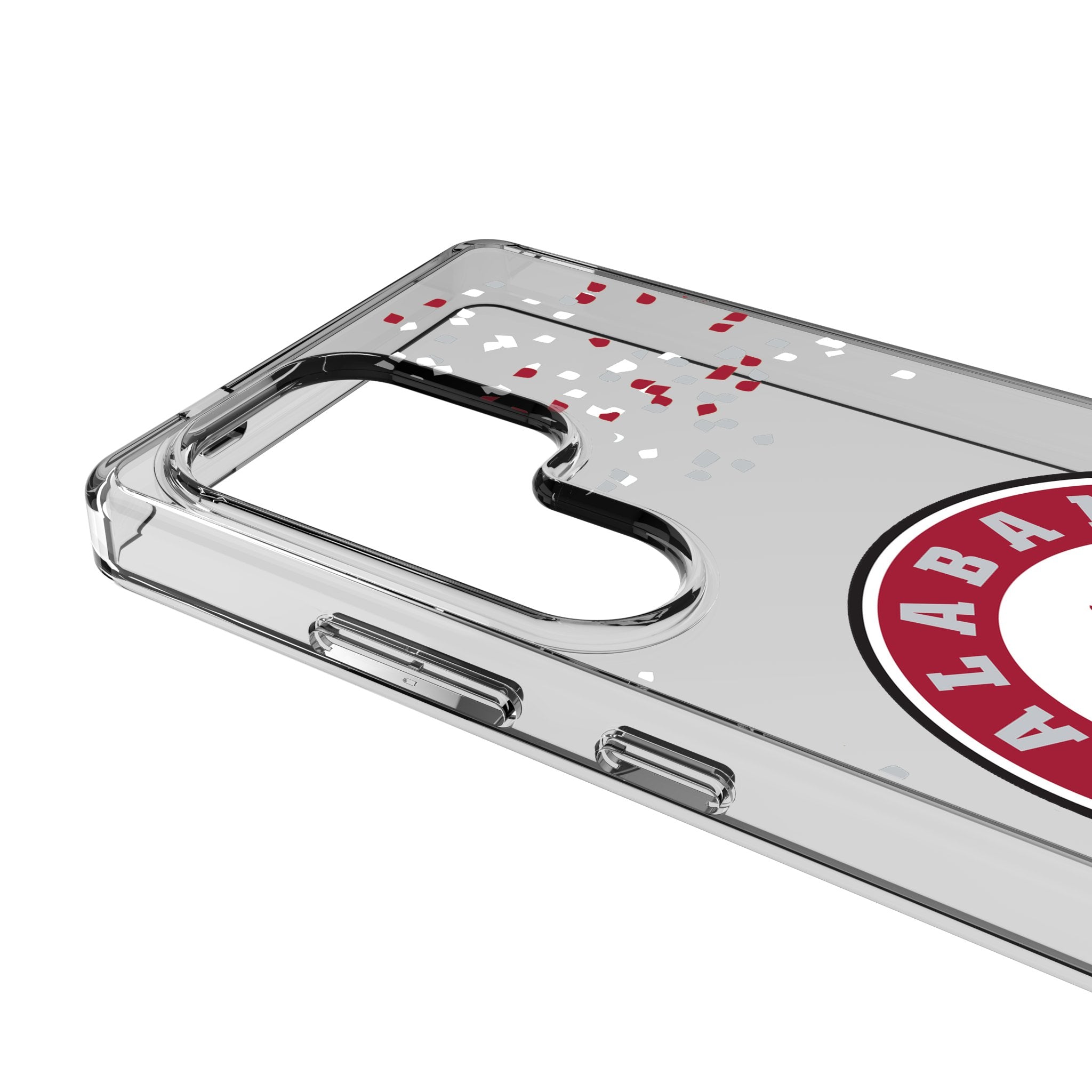 University of Alabama Crimson Tide Confetti Clear Phone Case for Samsung Galaxy 3