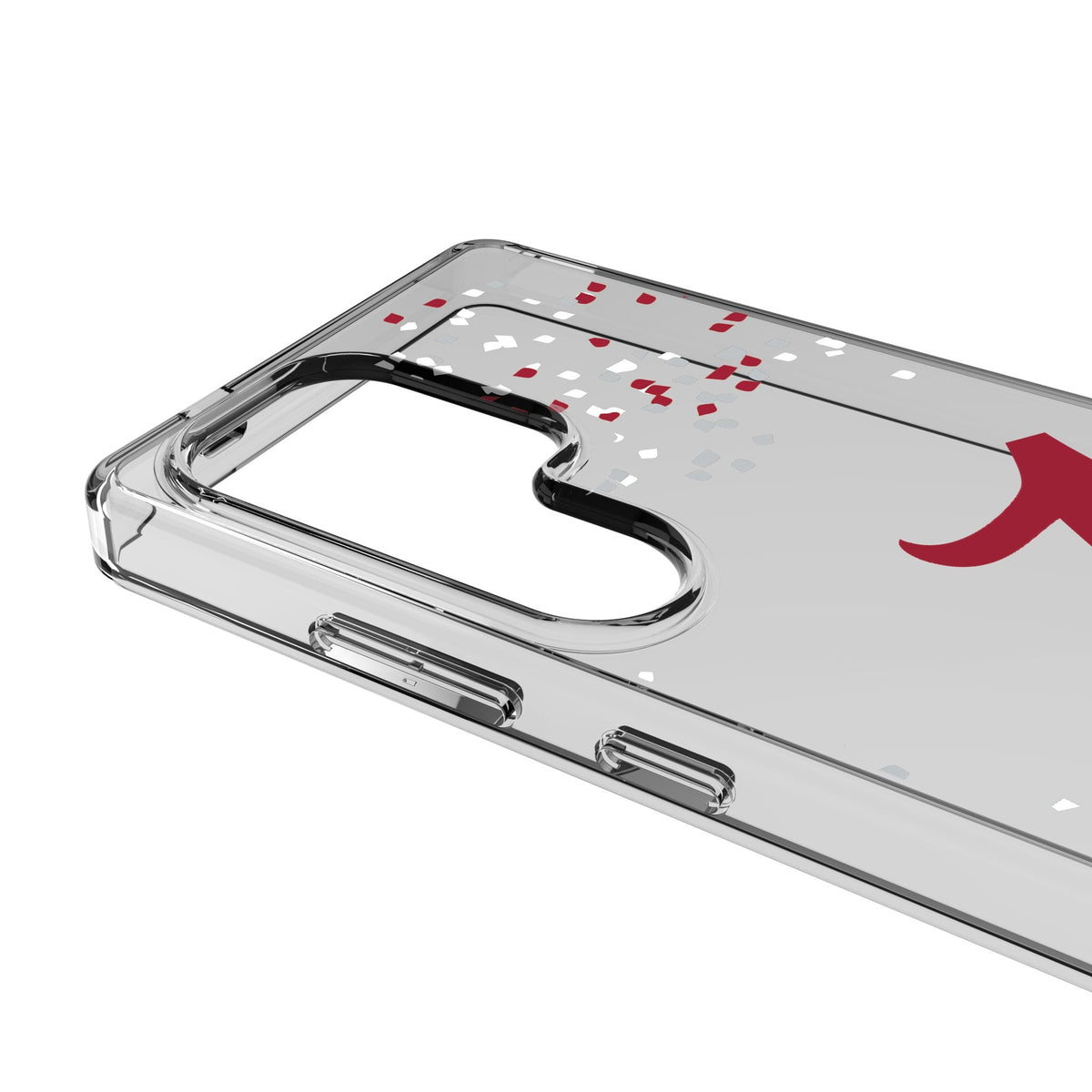 University of Alabama Crimson Tide Script A Confetti Clear Phone Case for Samsung Galaxy 3