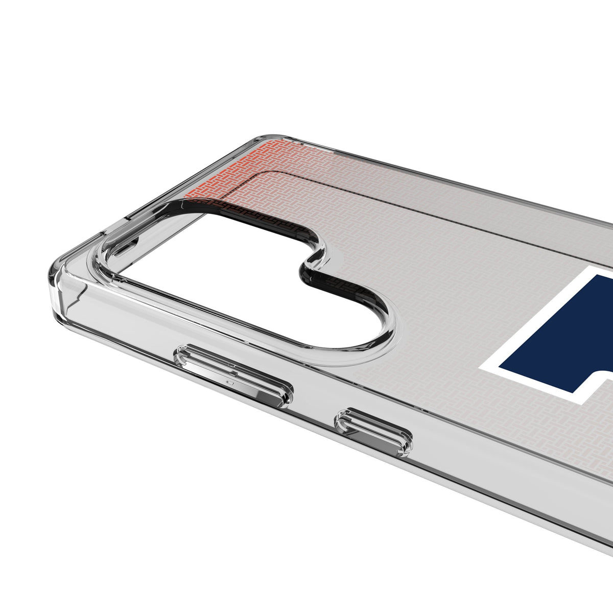 University of Illinois Fighting Illini Linen Clear Phone Case for Samsung Galaxy 3
