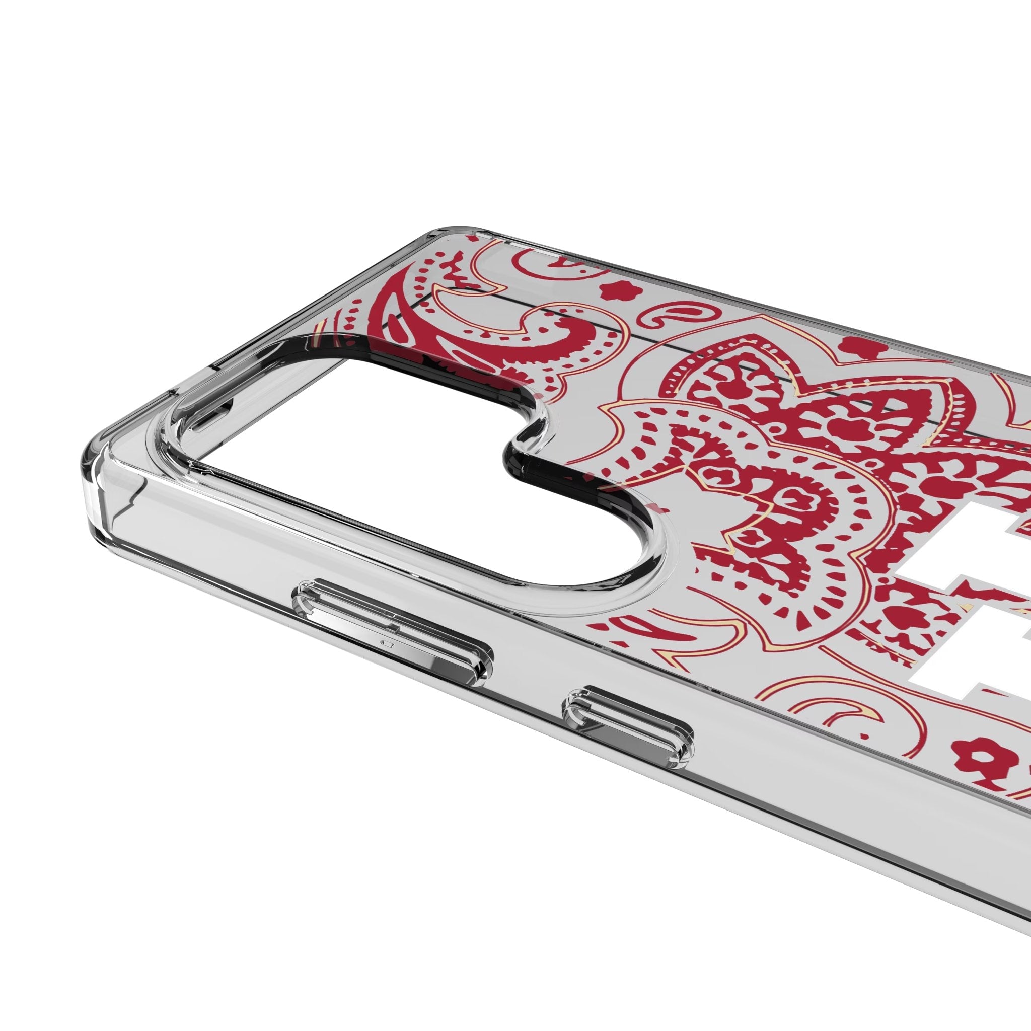 Indiana University Hoosiers Paisley Clear Phone Case for Samsung Galaxy 3