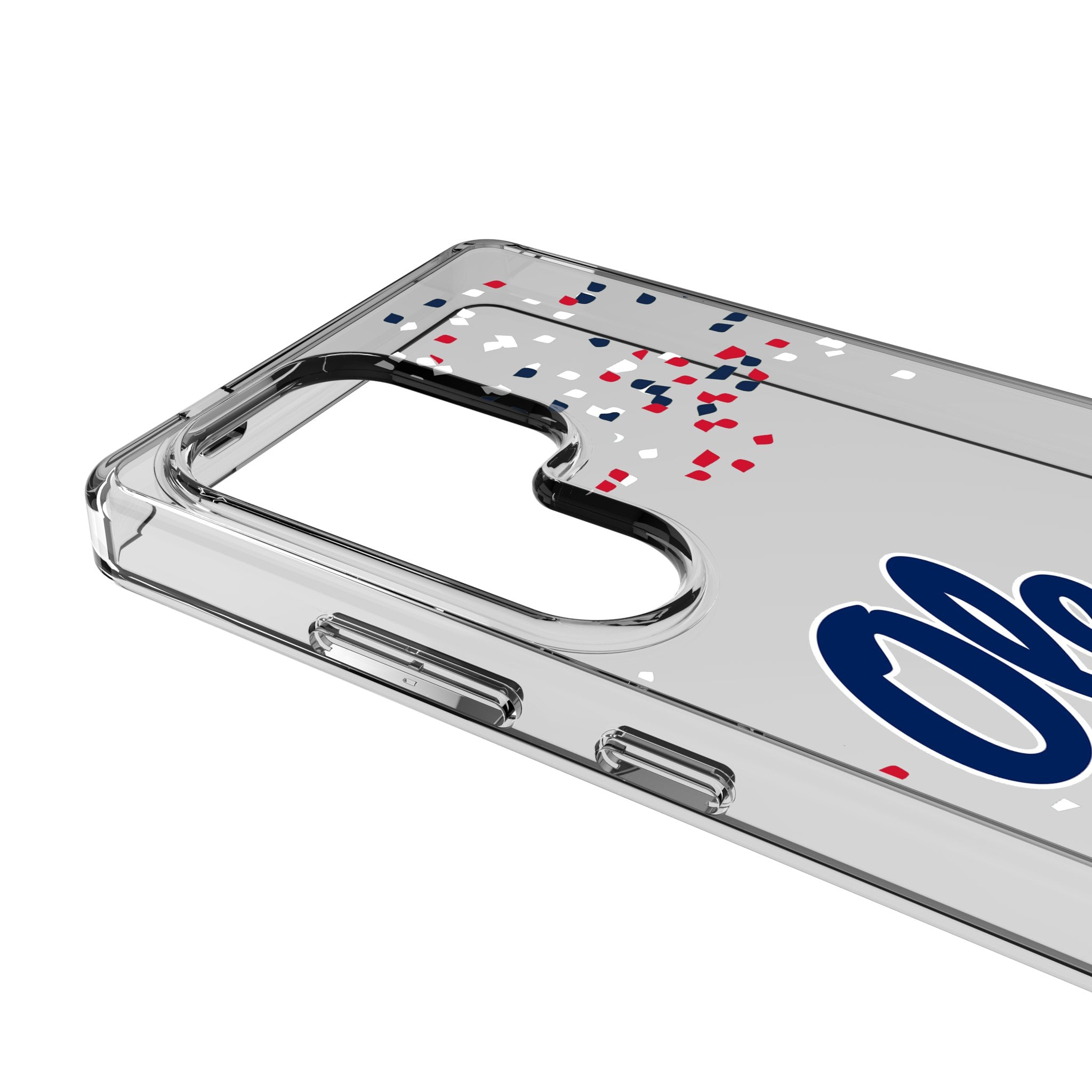 University of Mississippi Rebels Confetti Clear Phone Case for Samsung Galaxy 3