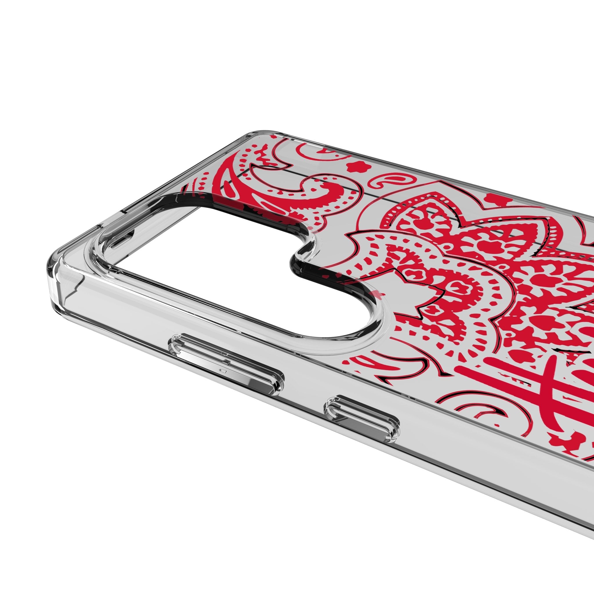 University of Nebraska Huskers Paisley Clear Phone Case for Samsung Galaxy 3