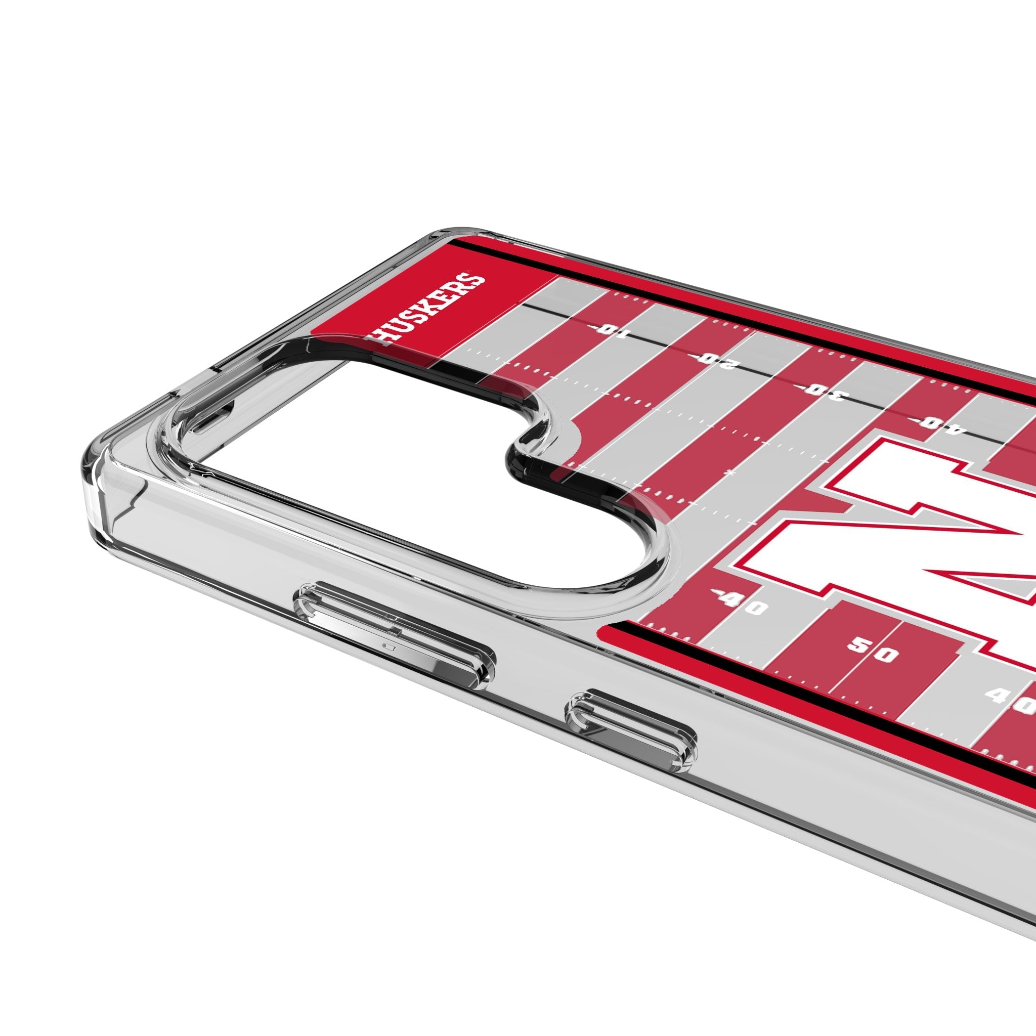 University of Nebraska Huskers Block N Field Clear Phone Case for Samsung Galaxy 3