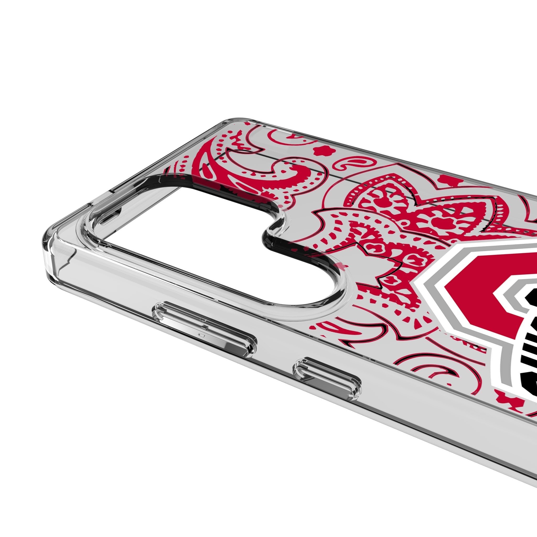 Ohio State University Buckeyes Paisley Clear Phone Case for Samsung Galaxy 3
