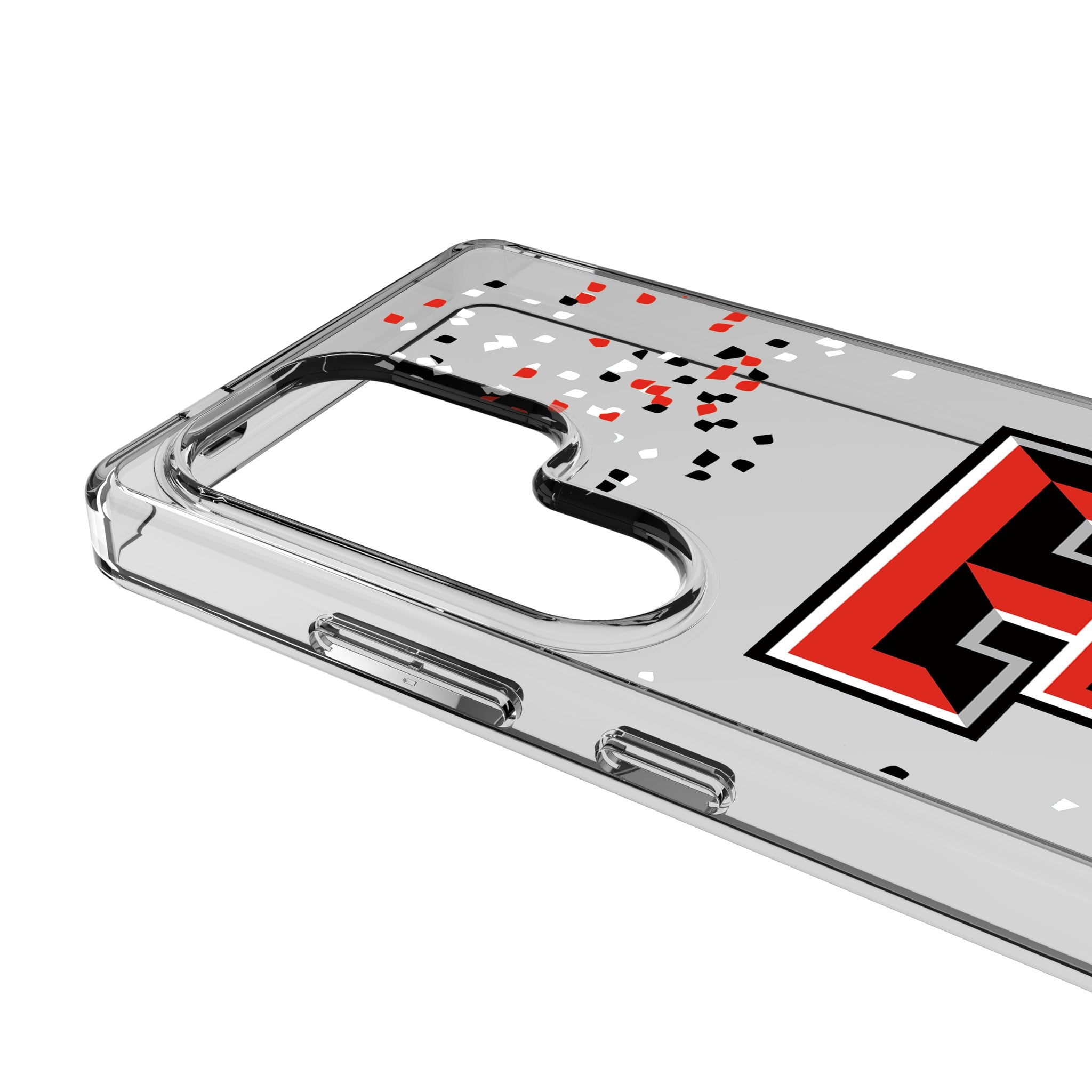 Texas Tech Red Raiders Confetti Clear Phone Case for Samsung Galaxy 3