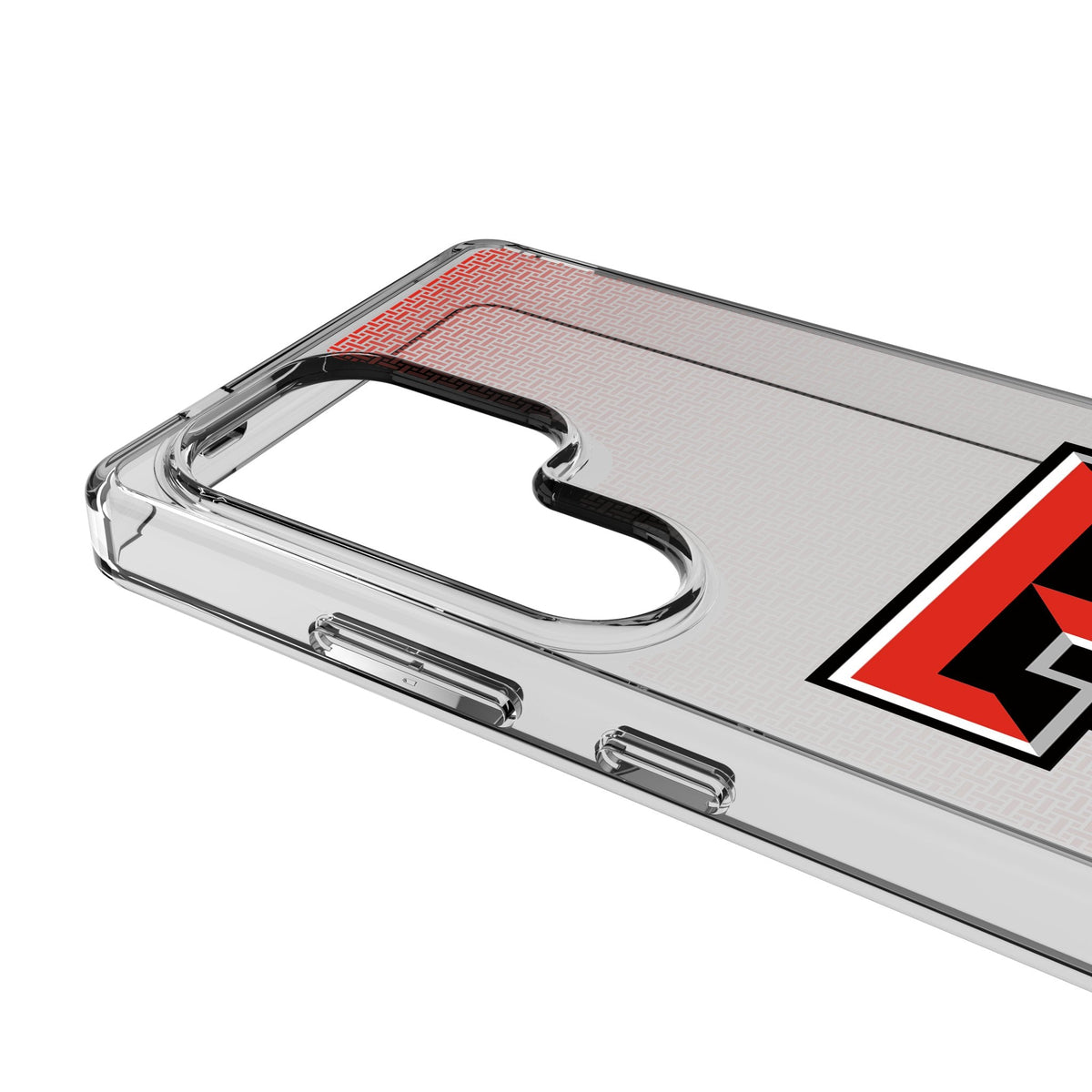 Texas Tech Red Raiders Linen Clear Phone Case for Samsung Galaxy 3