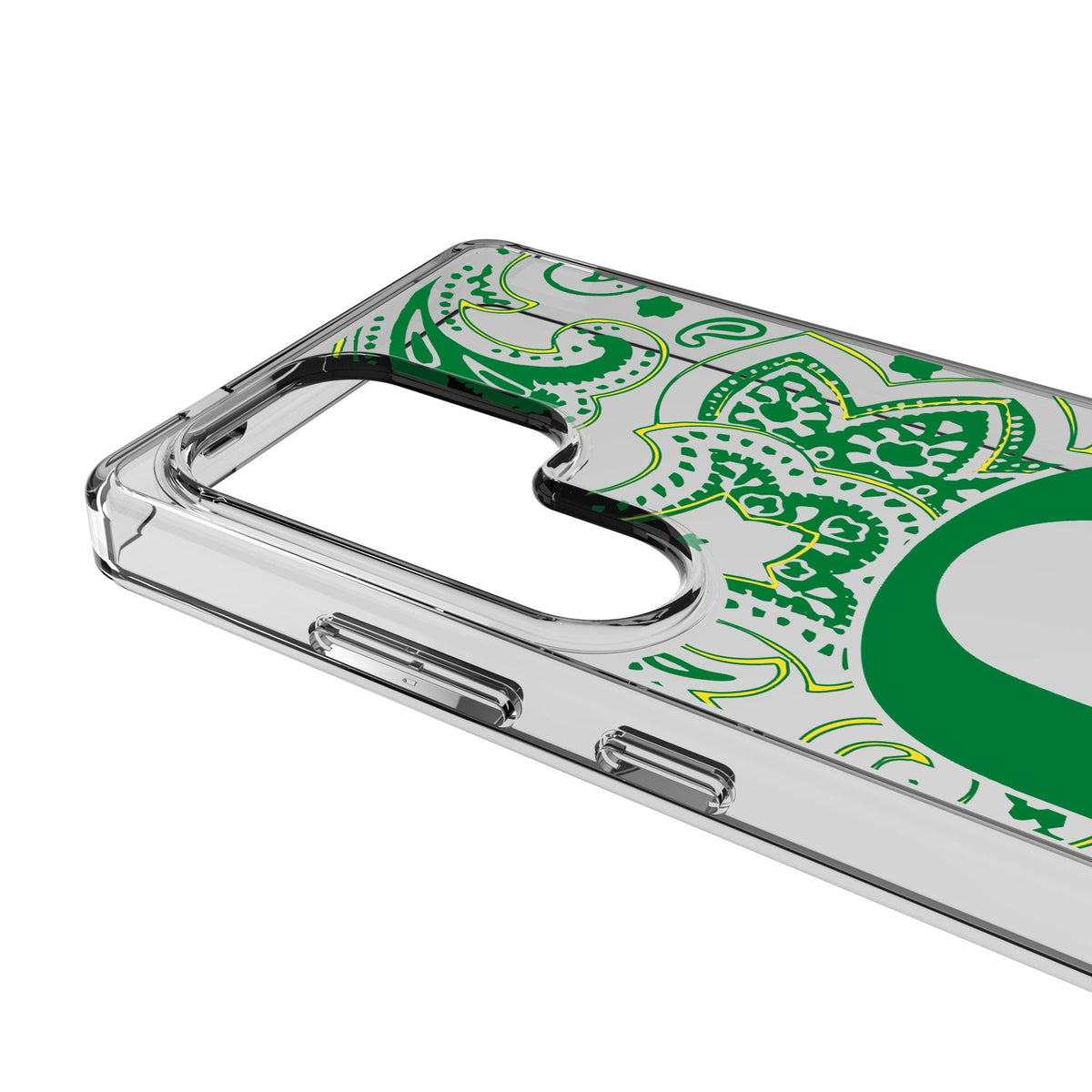 University of Oregon Ducks Paisley Clear Phone Case for Samsung Galaxy 3