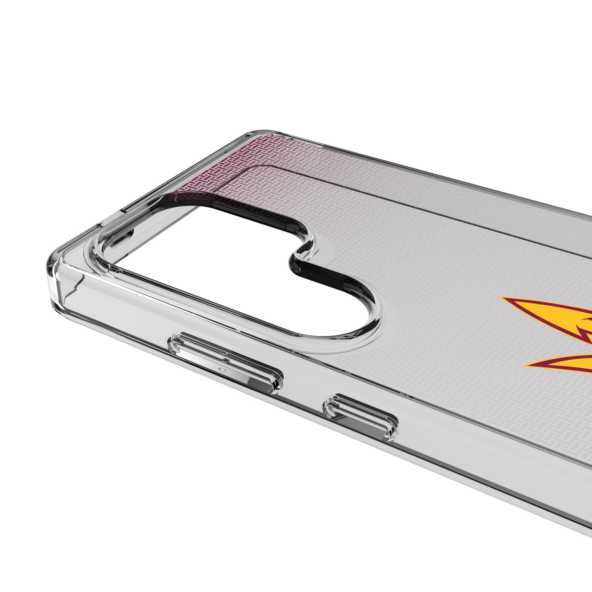Arizona State University Sun Devils Linen Clear Phone Case for Samsung Galaxy 3