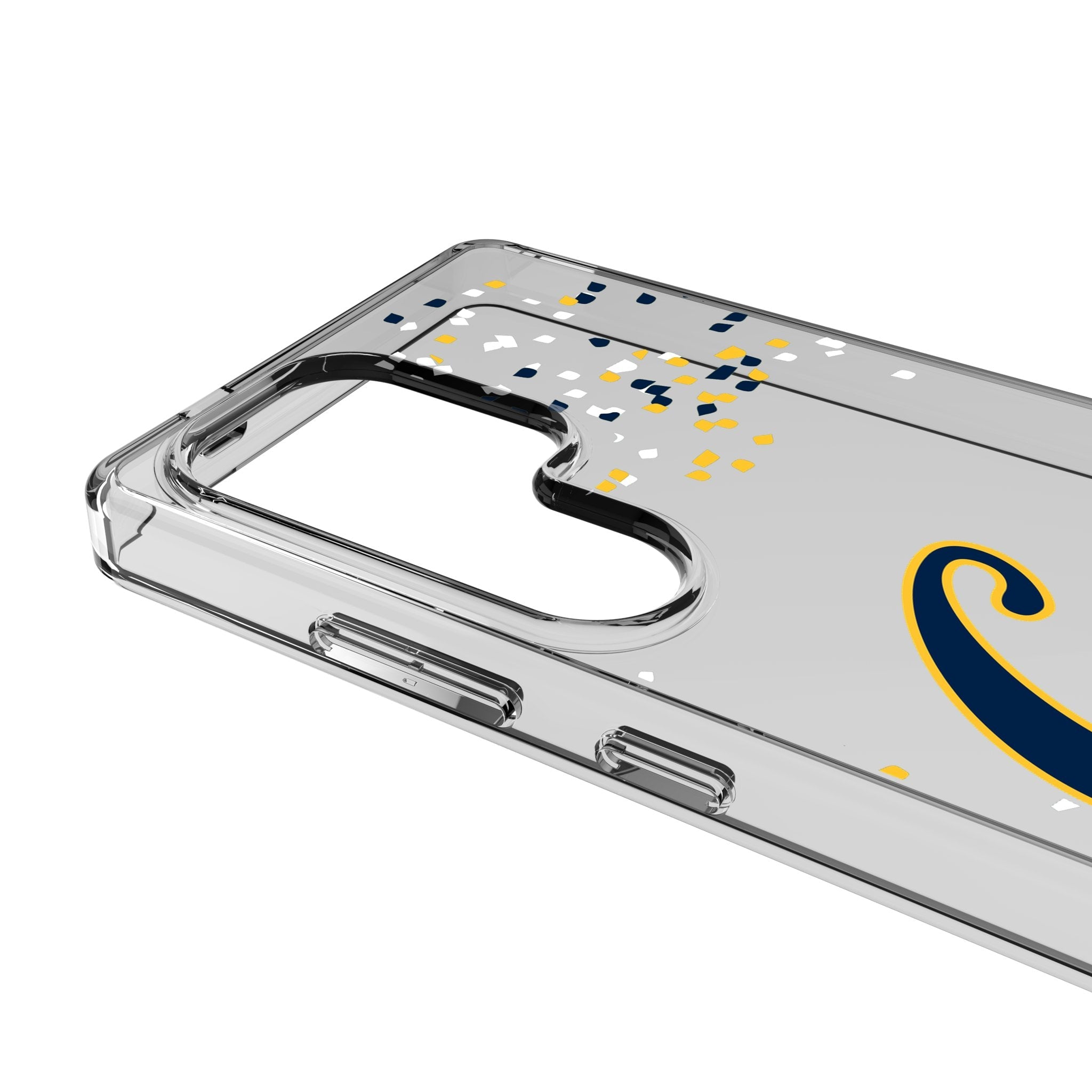 University of California Berkeley Golden Bears Confetti Clear Phone Case for Samsung Galaxy 3