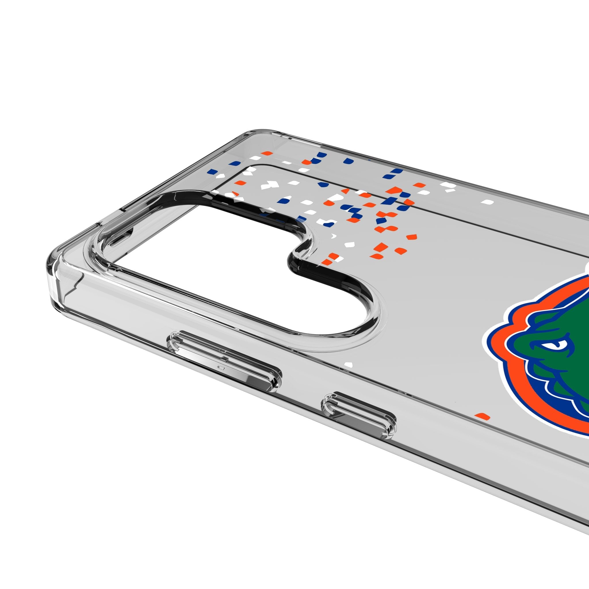 University of Florida Gators Confetti Clear Phone Case for Samsung Galaxy 3