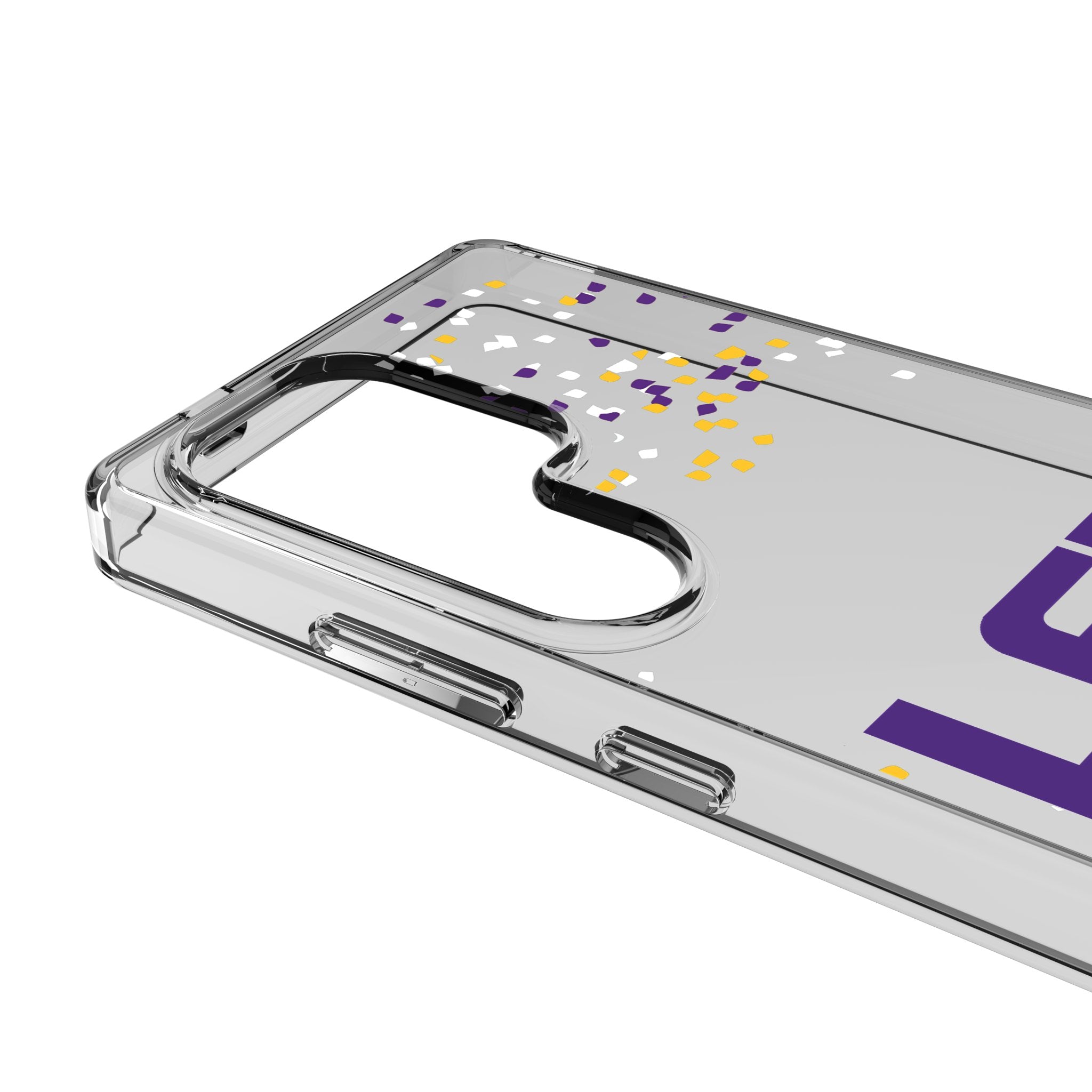 Louisiana State University Tigers Confetti Clear Phone Case for Samsung Galaxy 3
