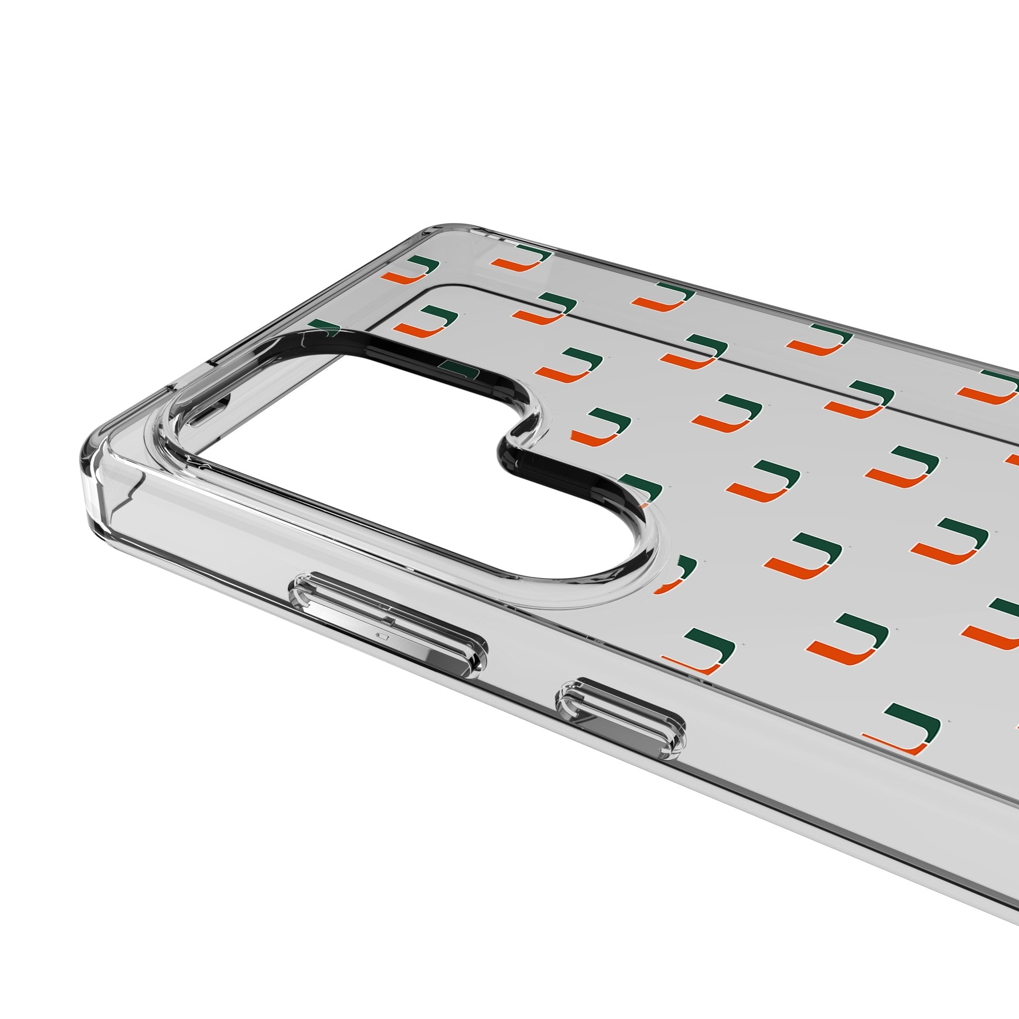 University of Miami Hurricanes Fashion Pattern Clear Phone Case for Samsung Galaxy 3