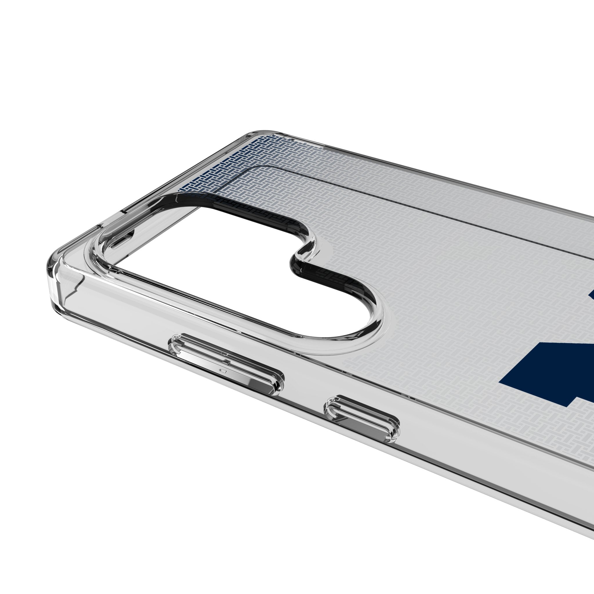 University of Michigan Wolverines Linen Clear Phone Case for Samsung Galaxy 3
