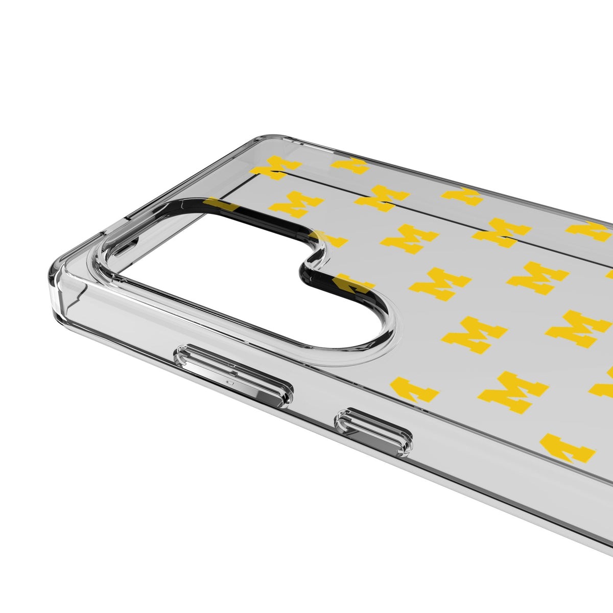 University of Michigan Wolverines Fashion Pattern Clear Phone Case for Samsung Galaxy 3