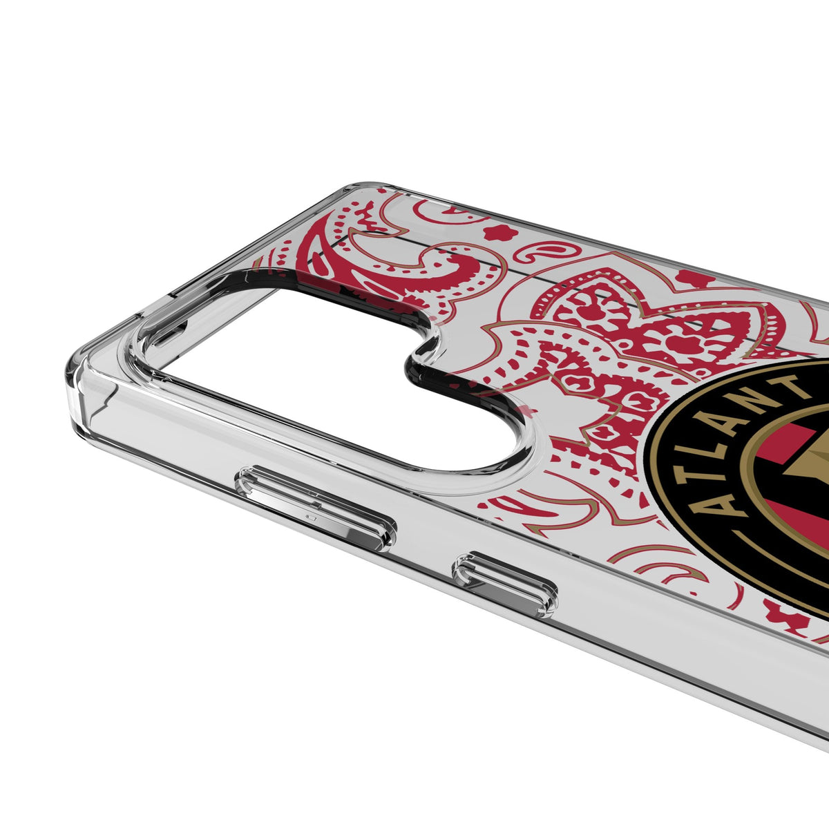 Atlanta United FC Paisley Clear Phone Case for Samsung Galaxy 3