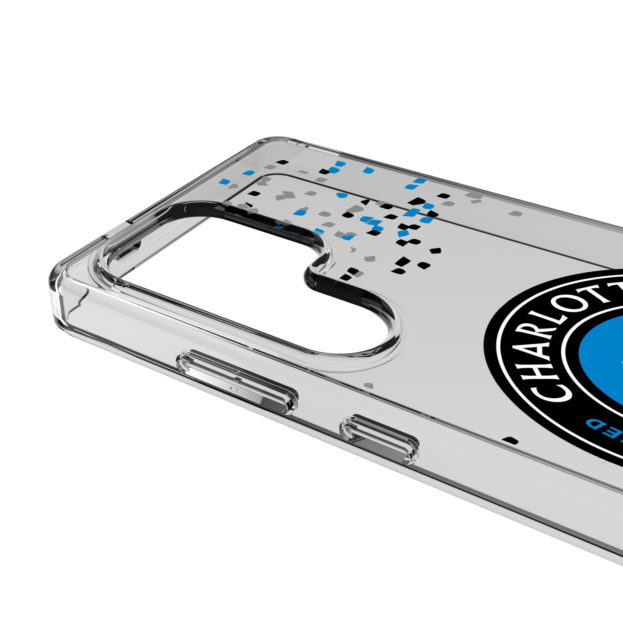 Charlotte FC Confetti Clear Phone Case for Samsung Galaxy 3