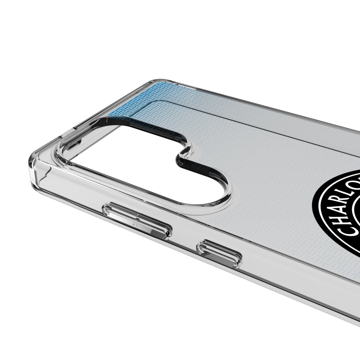 Charlotte FC Linen Clear Phone Case for Samsung Galaxy 3