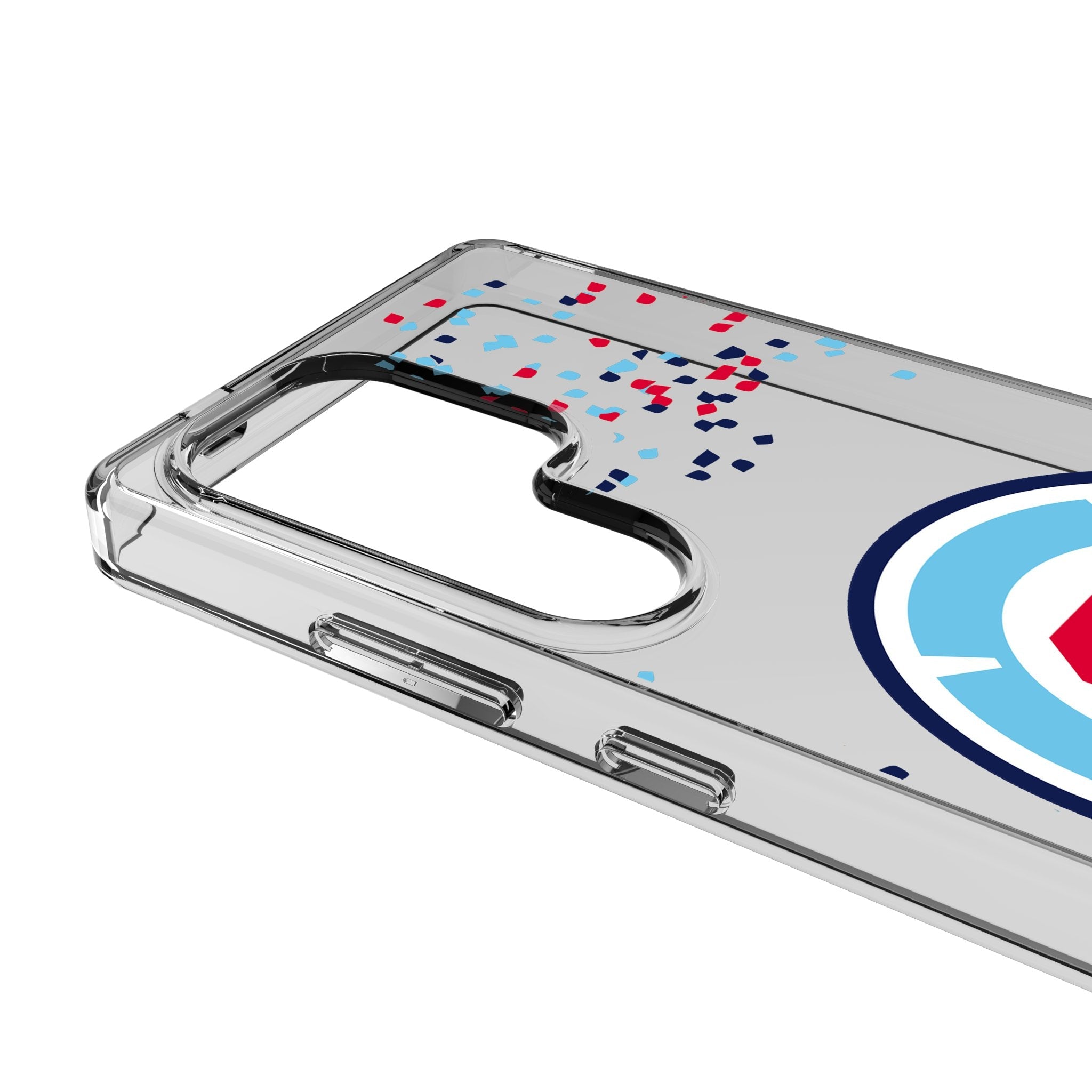 Chicago Fire Confetti Clear Phone Case for Samsung Galaxy 3
