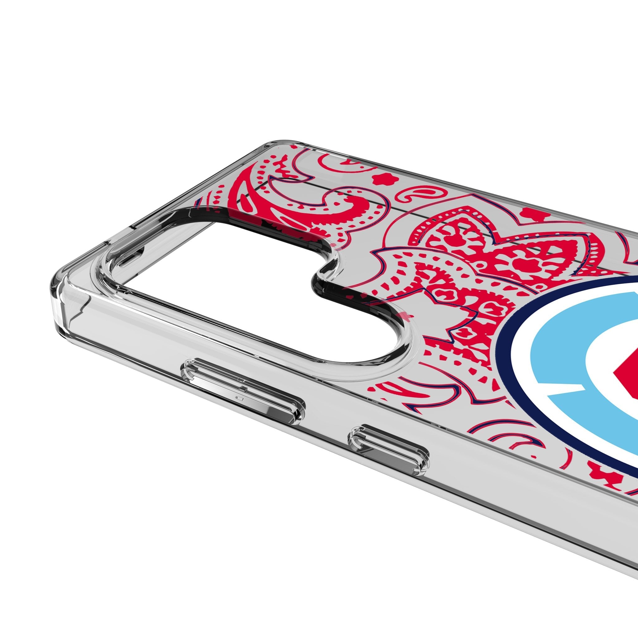 Chicago Fire Paisley Clear Phone Case for Samsung Galaxy 3