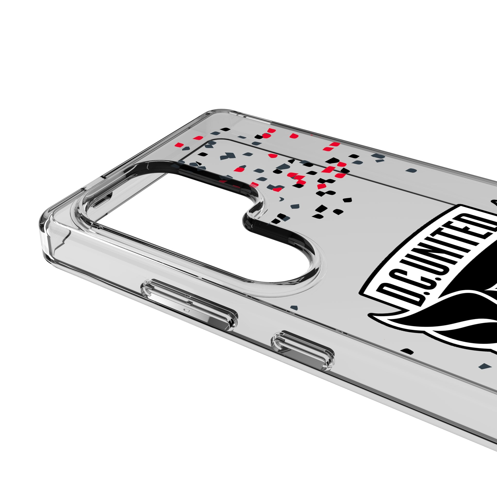 DC United Confetti Clear Phone Case for Samsung Galaxy 3