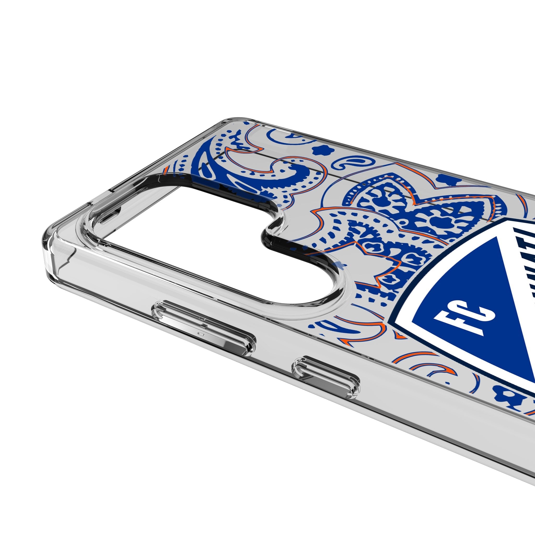 FC Cincinnati Paisley Clear Phone Case for Samsung Galaxy 3