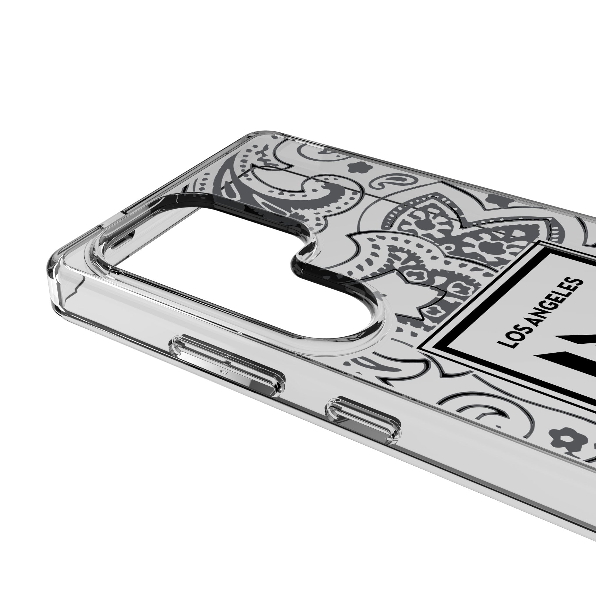 Los Angeles Football Club Paisley Clear Phone Case for Samsung Galaxy 3