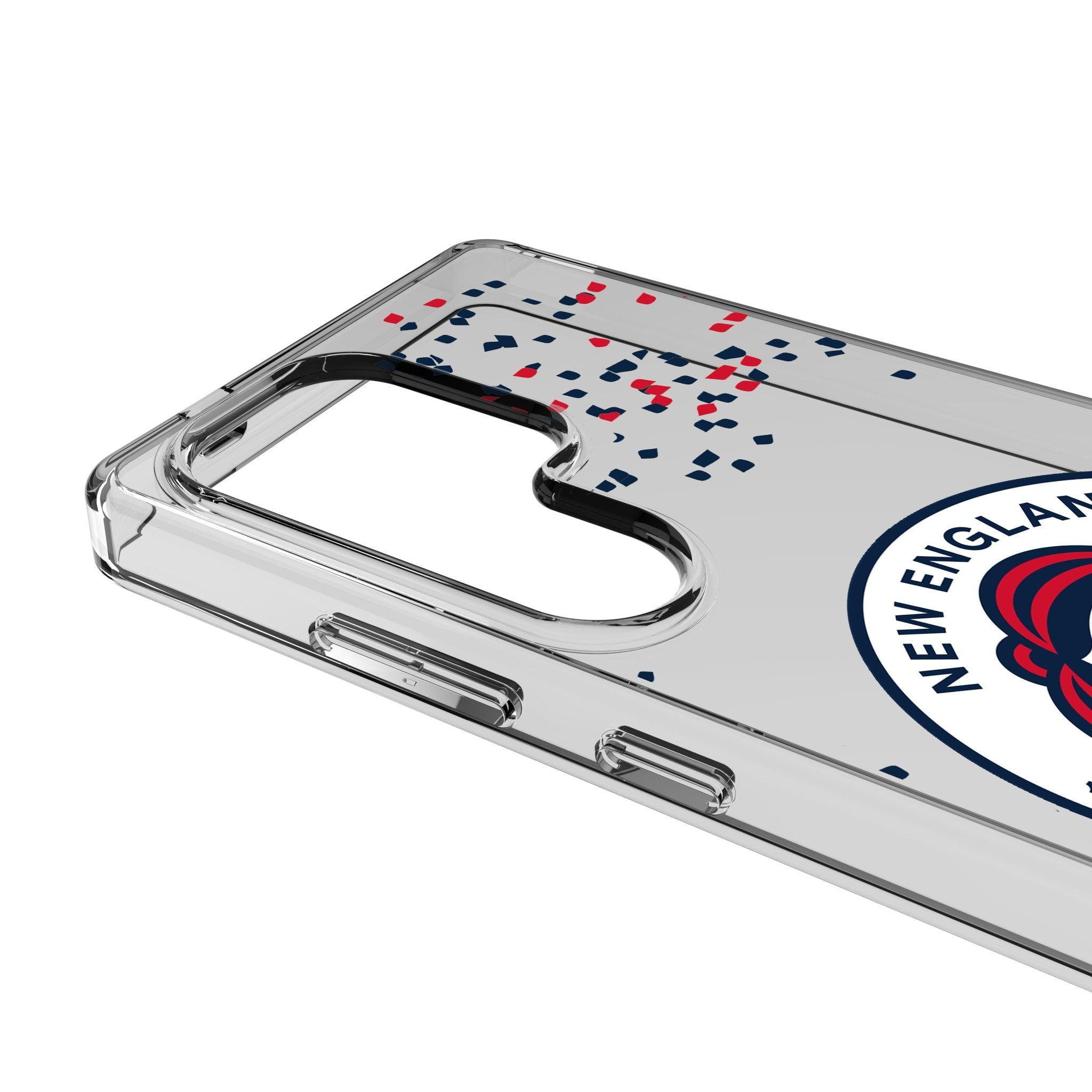 New England Revolution Confetti Clear Phone Case for Samsung Galaxy 3