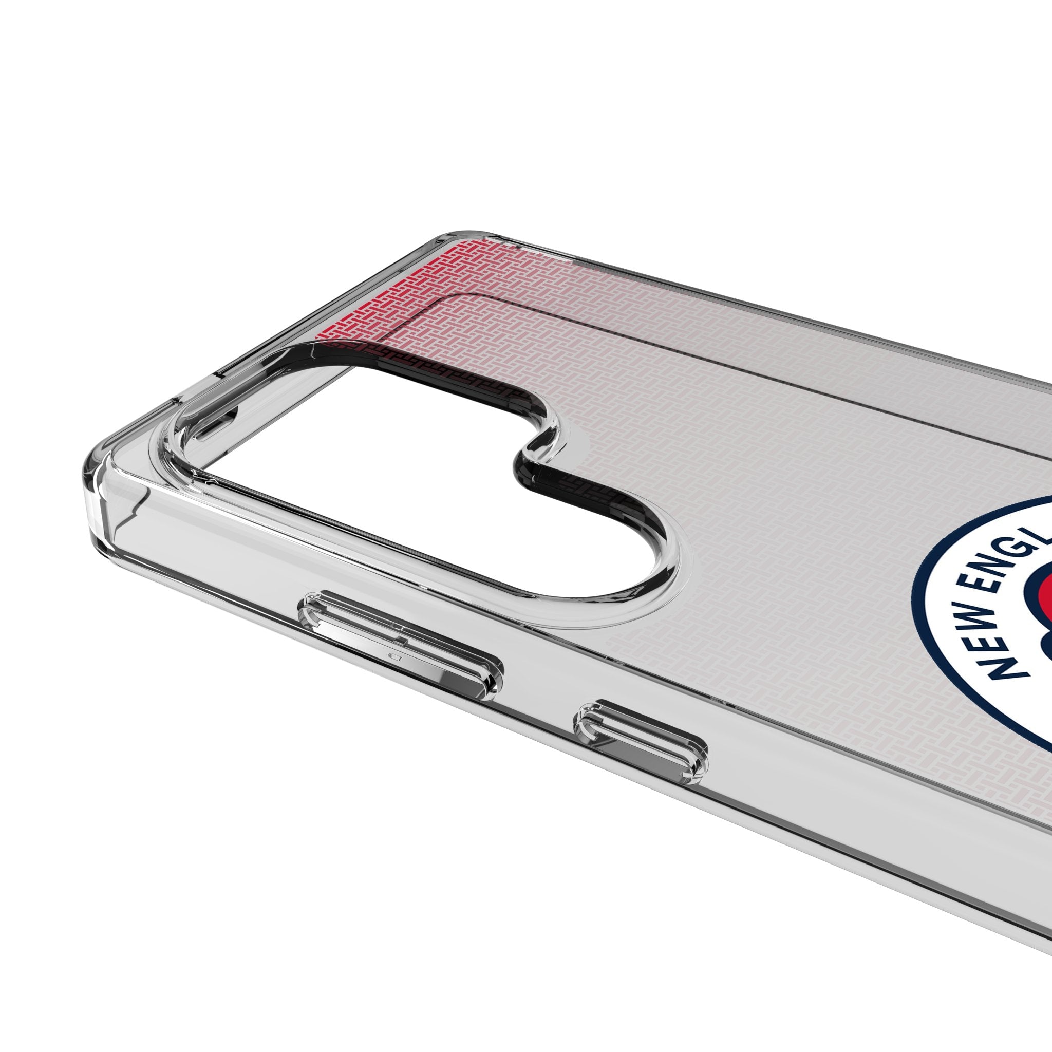 New England Revolution Linen Clear Phone Case for Samsung Galaxy 3