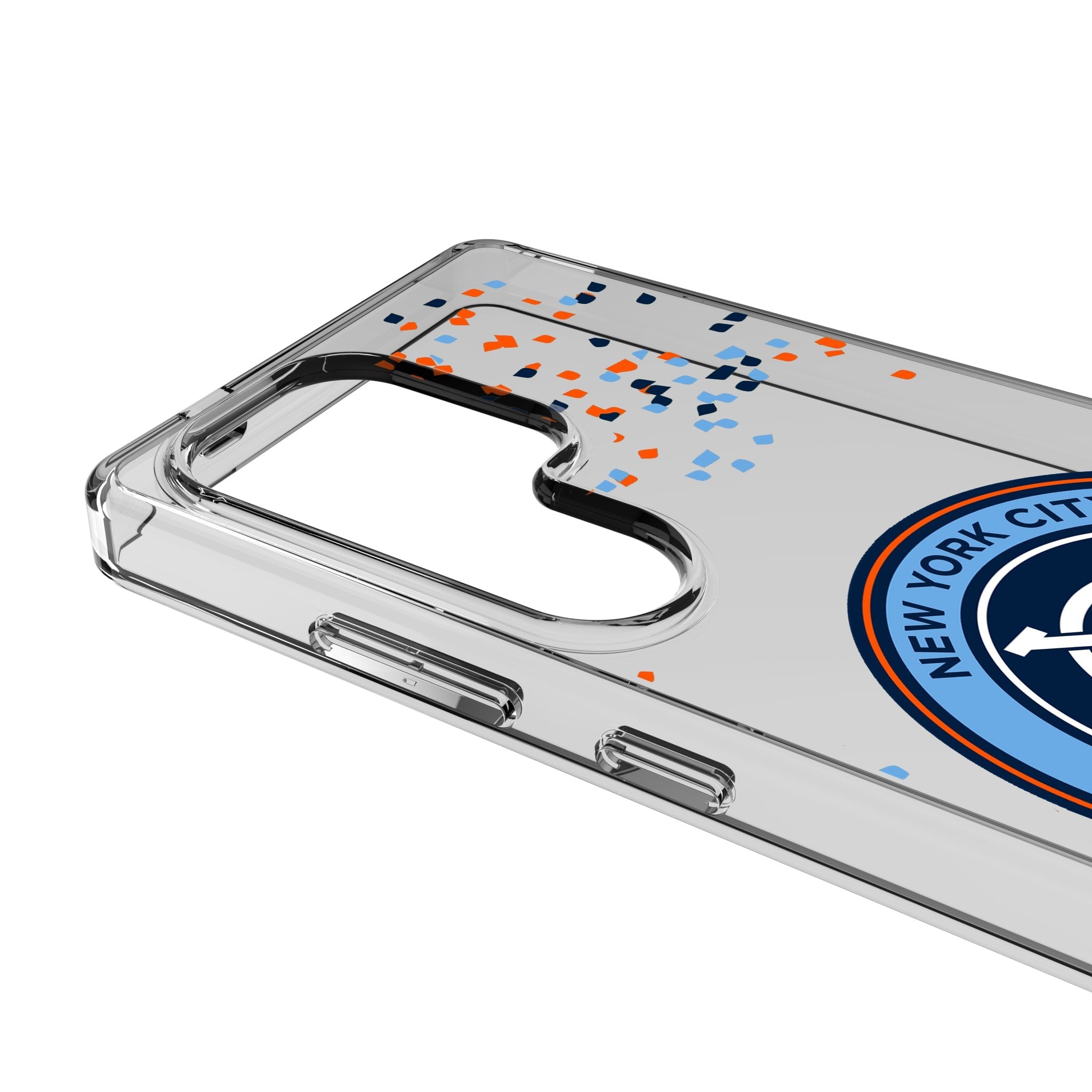 New York City FC Confetti Clear Phone Case for Samsung Galaxy 3